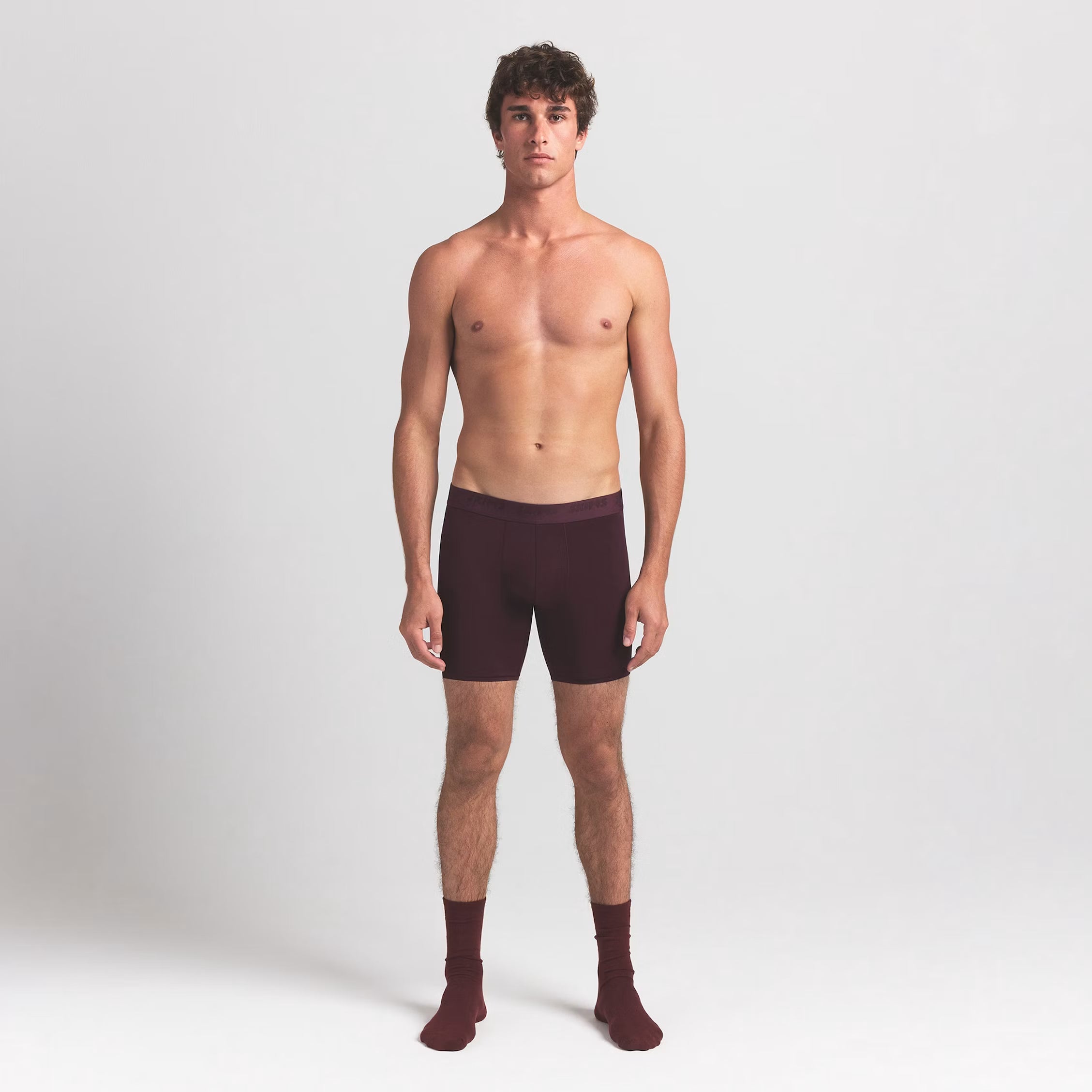 SKIMS COTTON MENS 5" BOXER BRIEF 3-PACK | RAVEN MULTI