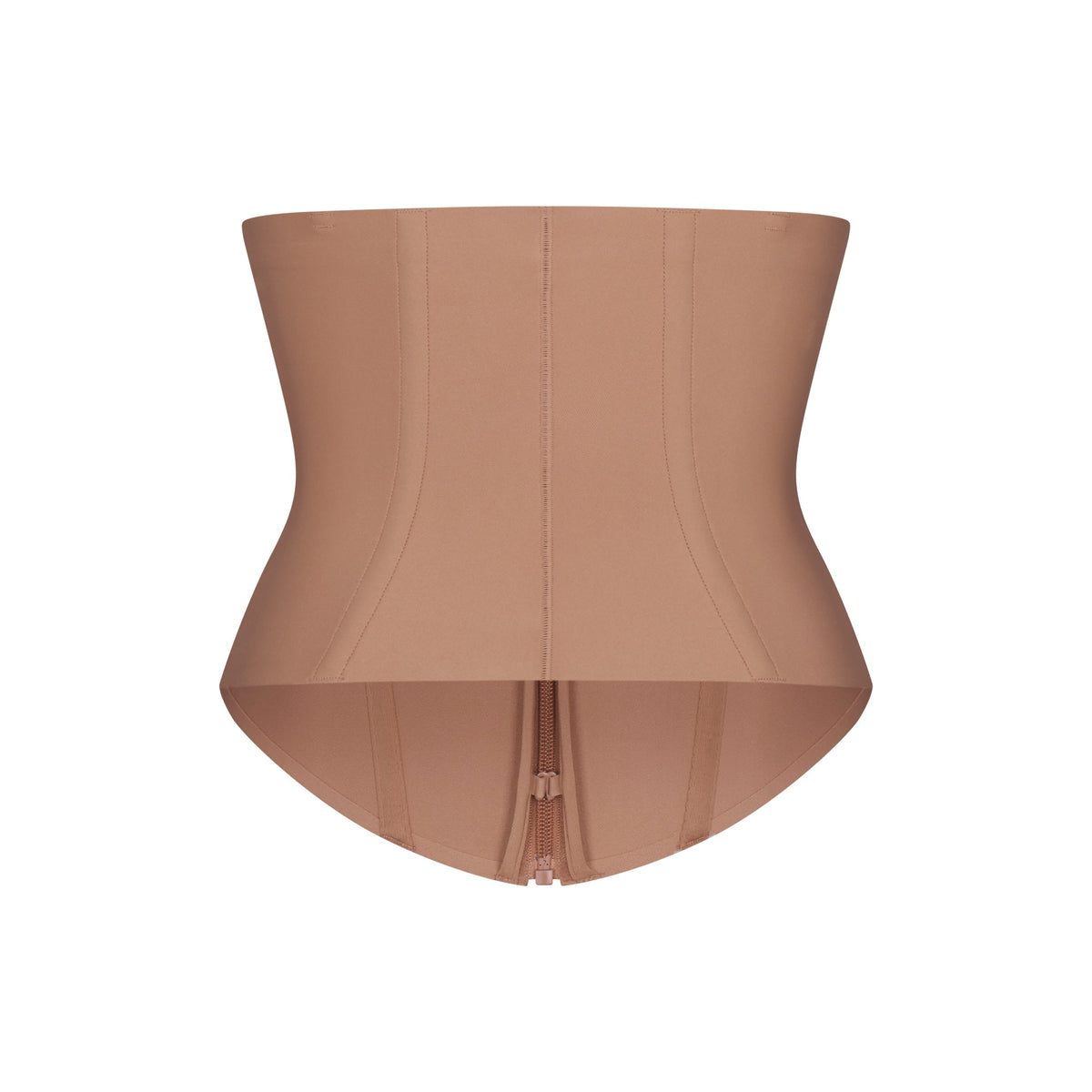 SKIMS BODY CORE SCULPT WAIST CINCHER | SIENNA FLAT ON A WHITE BACKGROUND | FLT