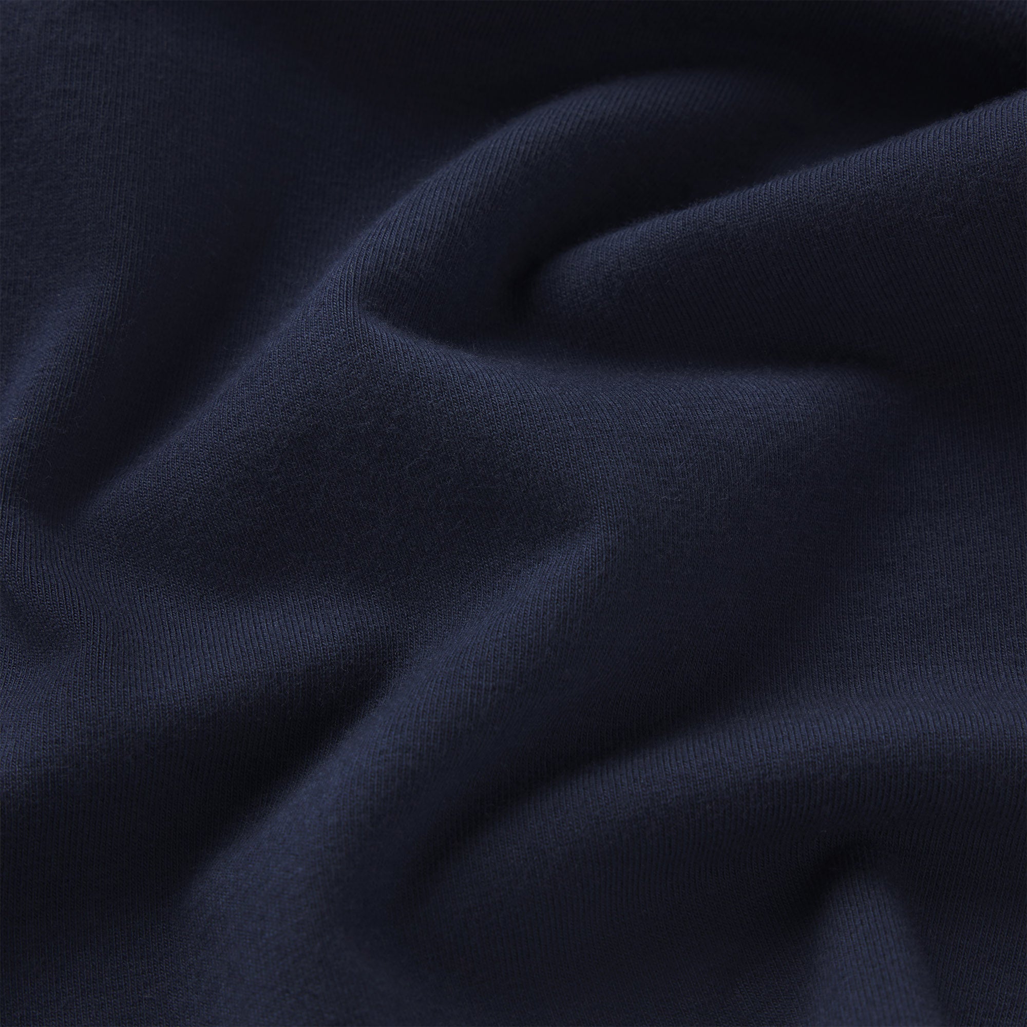COTTON JERSEY T-SHIRT | NAVY ADDITIONAL FABRIC DETAILS