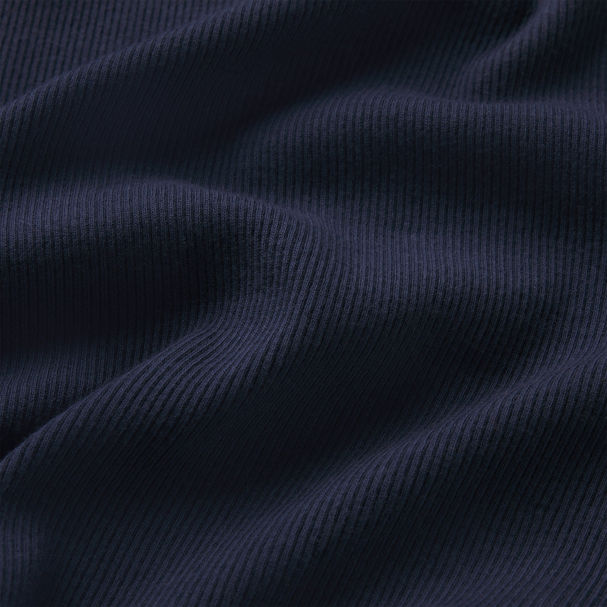 COTTON RIB TANK | NAVY ADDITIONAL FABRIC DETAILS