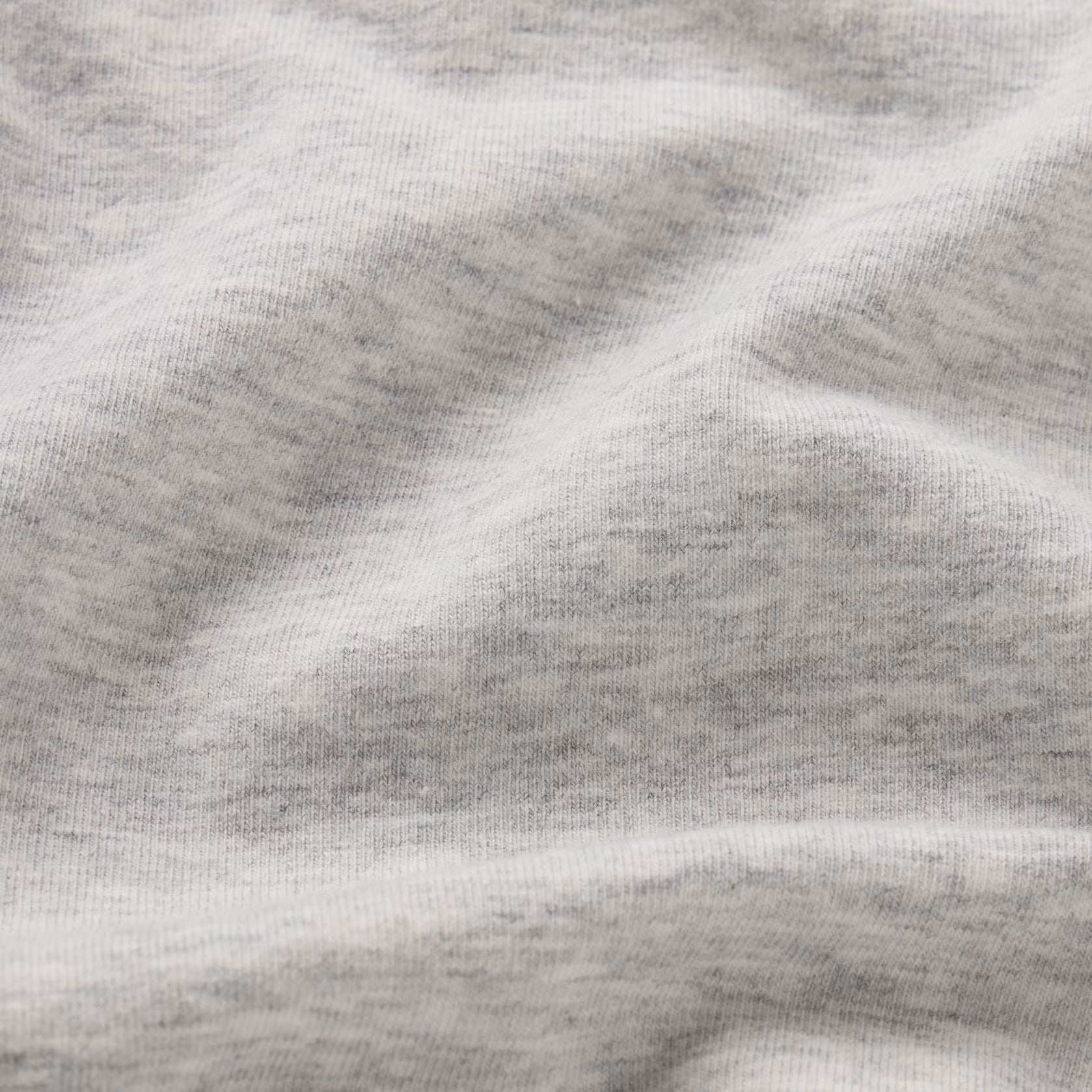 COTTON JERSEY LOGO T-SHIRT | LIGHT HEATHER GREY ARCHED SKIMS PLAID