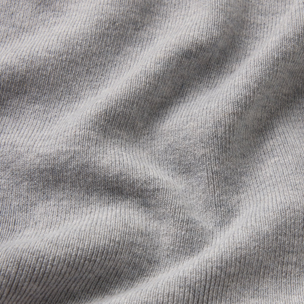 ESSENTIAL SWEATERS FOLDOVER PANT | MID HEATHER GREY & LAYS FLAT ON A WHITE BACKGROUND | FLT