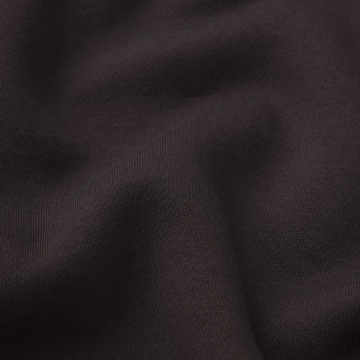 FLEECE LOUNGE MENS RELAXED ZIP UP HOODIE | DARK ROAST & LAYS FLAT ON A WHITE BACKGROUND | FLT