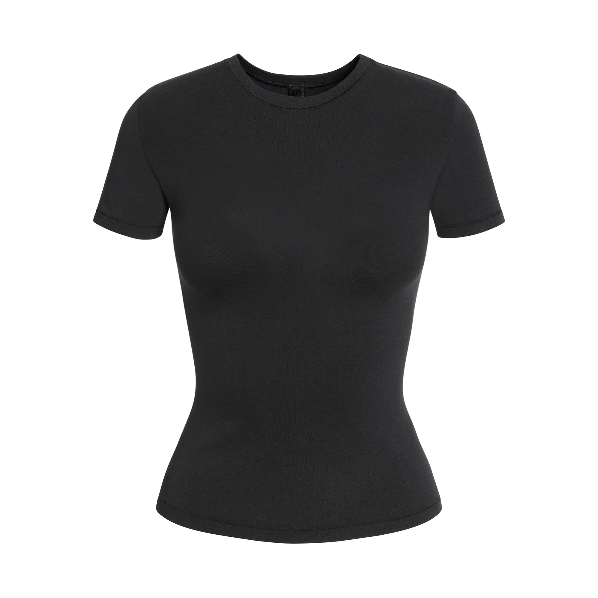 COTTON JERSEY T-SHIRT | SOOT FLAT ON A WHITE BACKGROUND | FLT