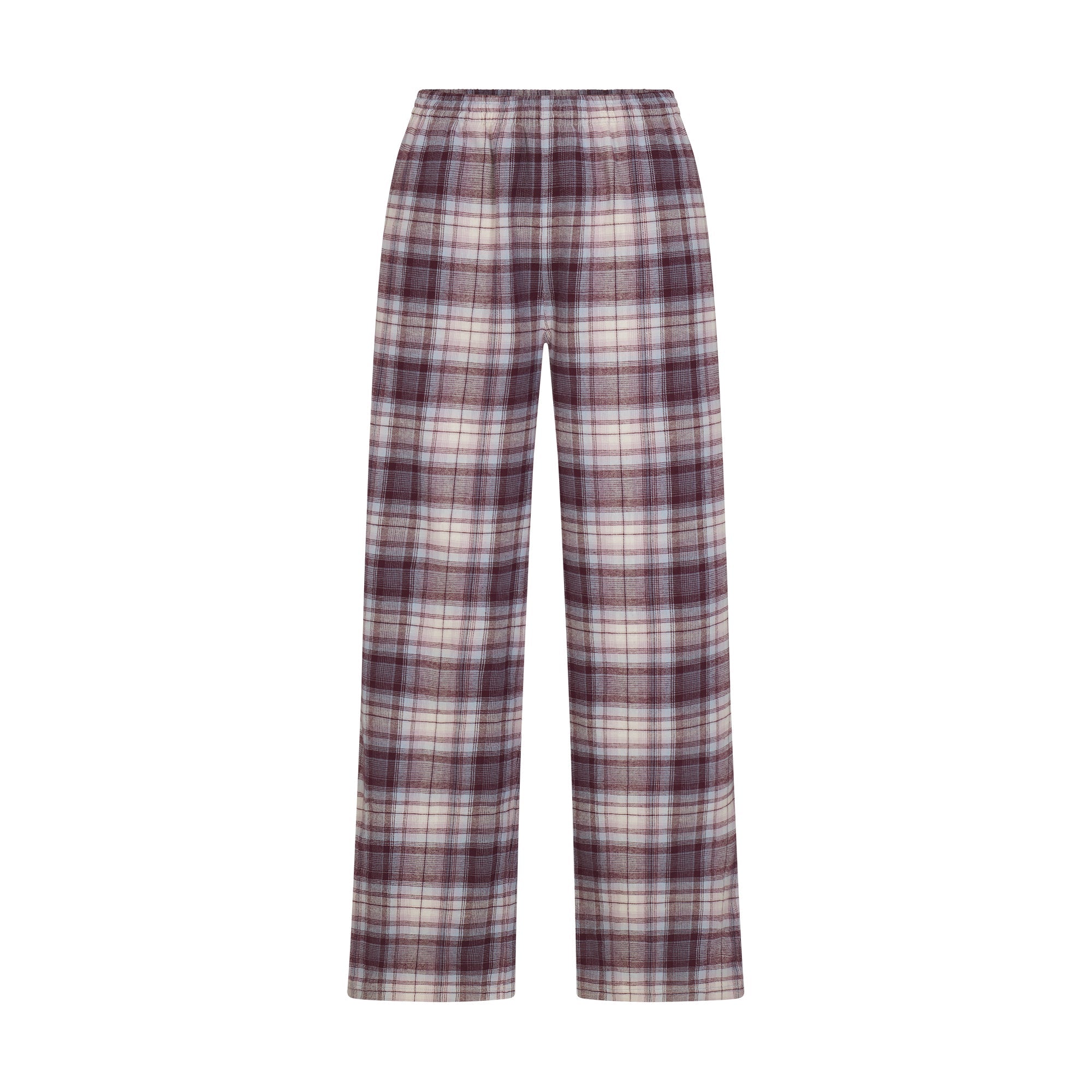 FLANNEL SLEEP OVERSIZED PANT | IRIS MICA PLAID