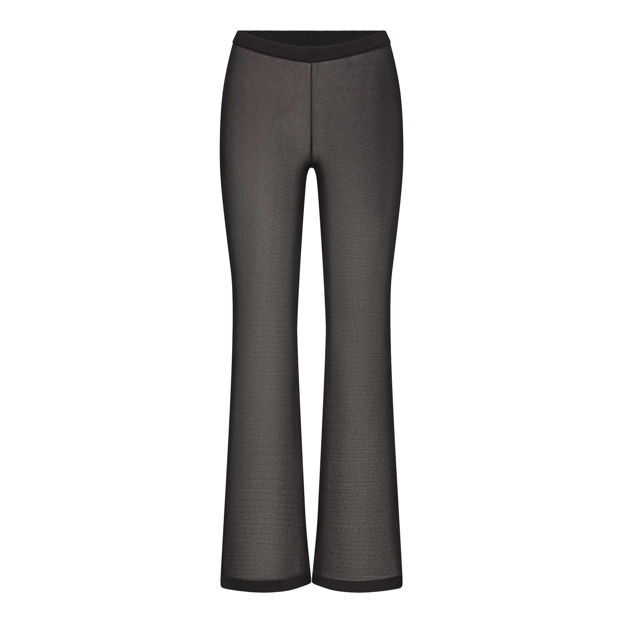 SLINKY KNIT LOW RISE PANT| OBSIDIAN