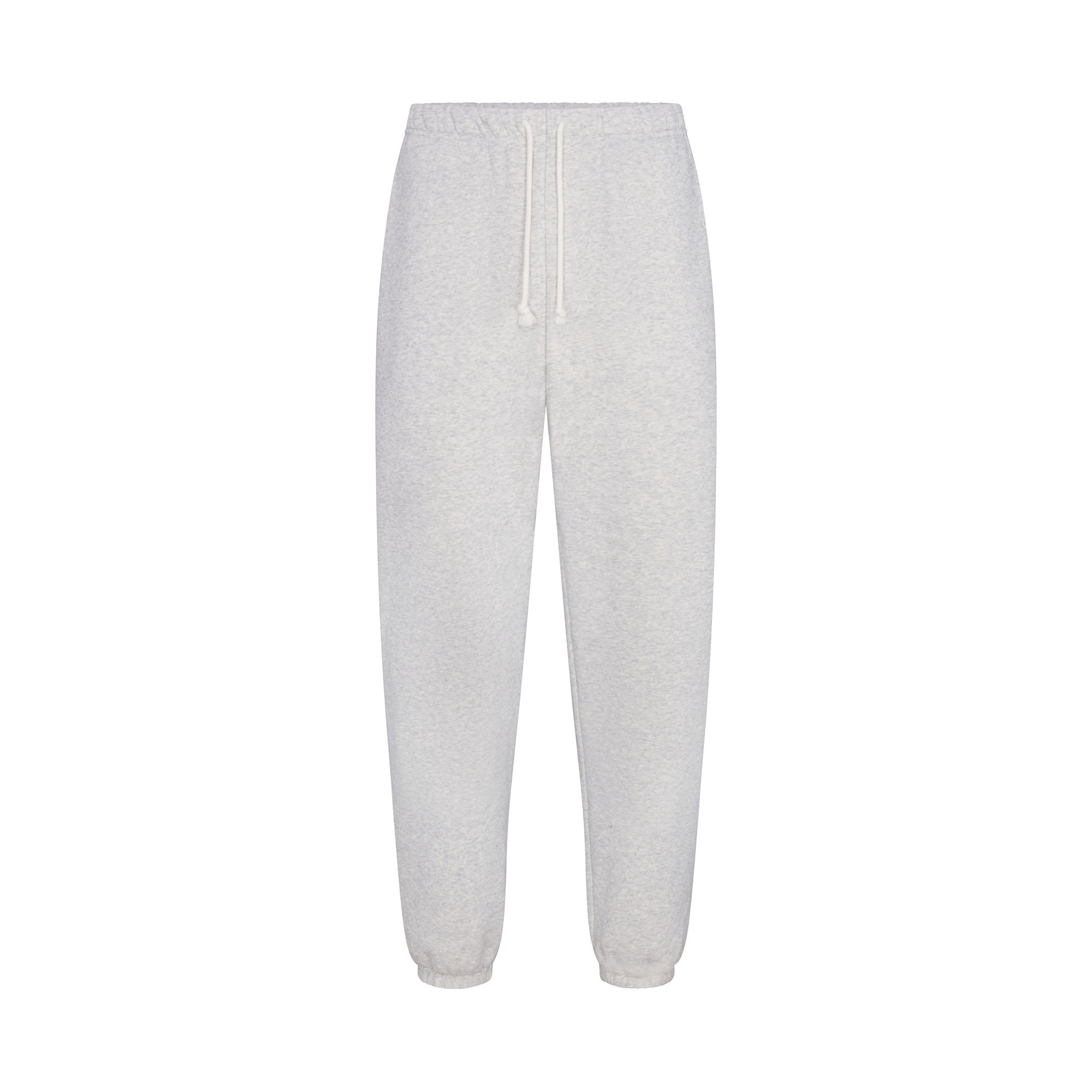 FLEECE LOUNGE MENS RELAXED JOGGER | LIGHT HEATHER GREYFLAT ON A WHITE BACKGROUND | FLT