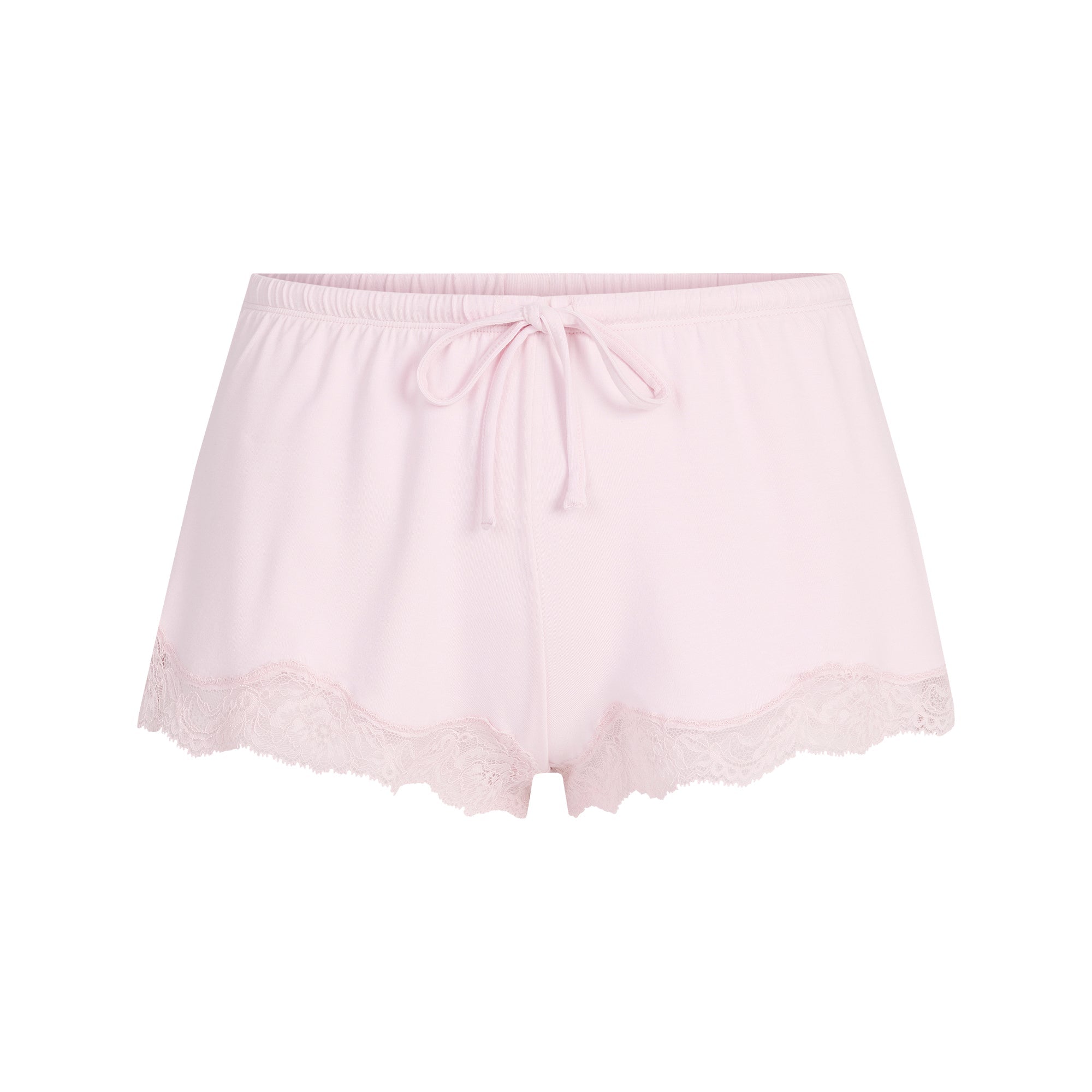 SKIMS SLEEP CAMI AND SHORT SET | BLOOM FLAT ON A WHITE BACKGROUND | FLT