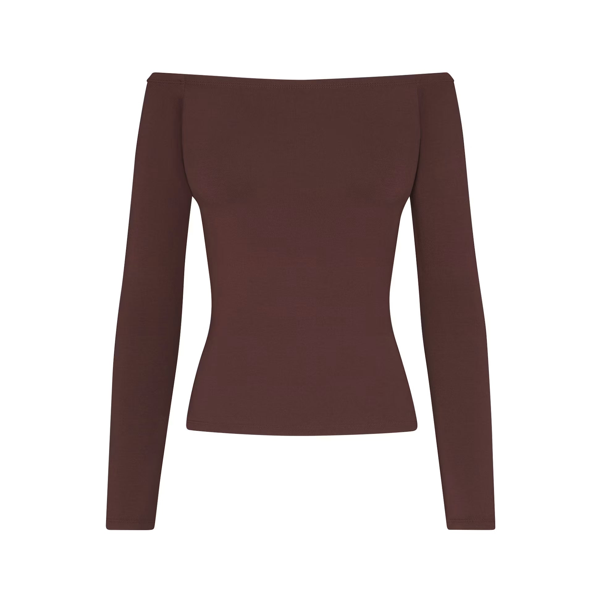 SMOOTH LAYERS OFF THE SHOULDER TOP | COCOA