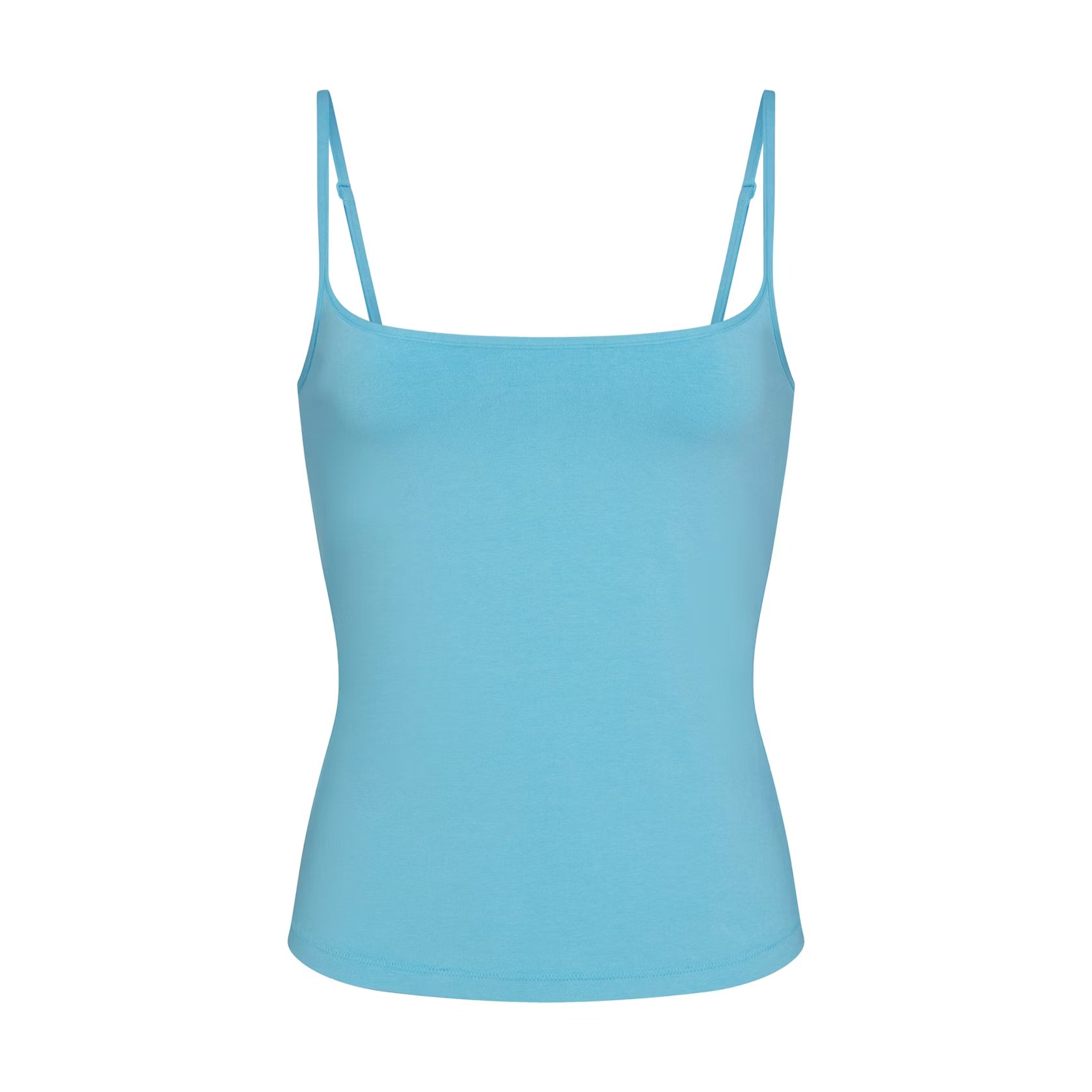 COTTON JERSEY SCOOP NECK CAMI | WATER