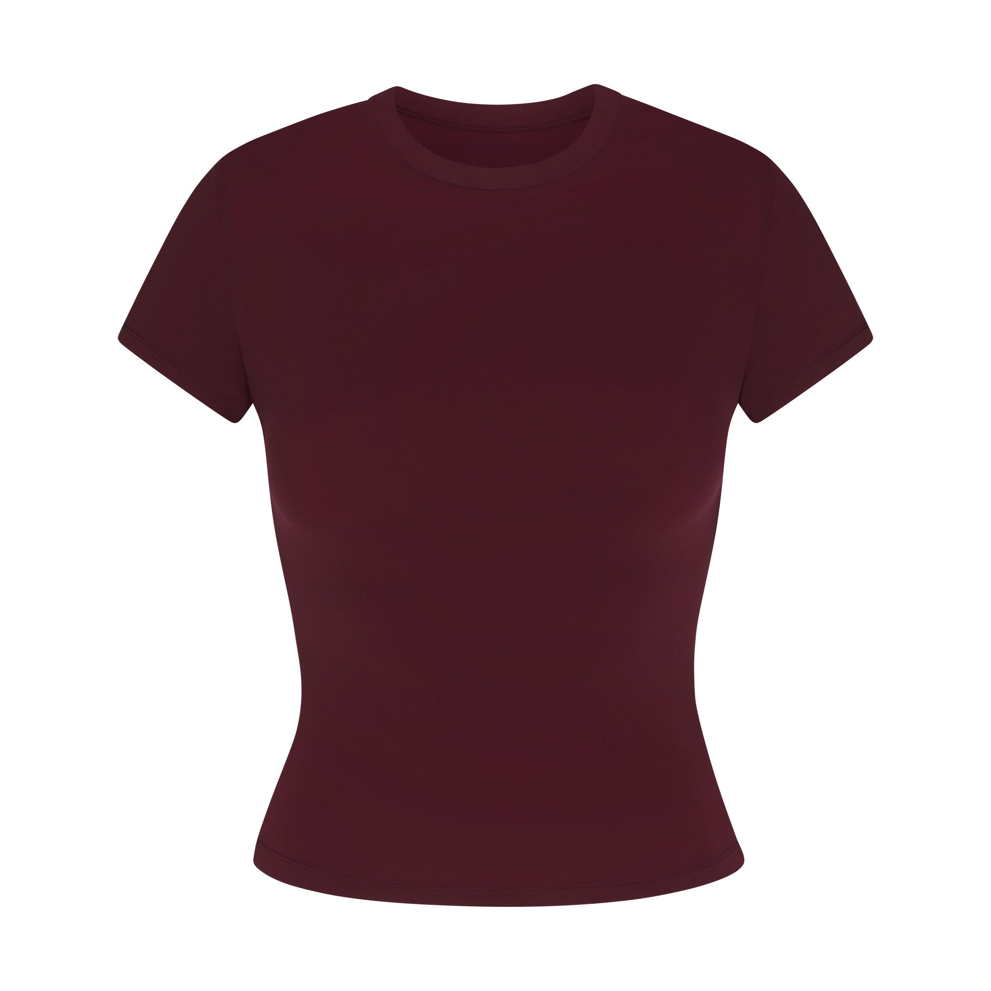 FITS EVERYBODY T-SHIRT | CURRANT FLAT ON A WHITE BACKGROUND | FLT