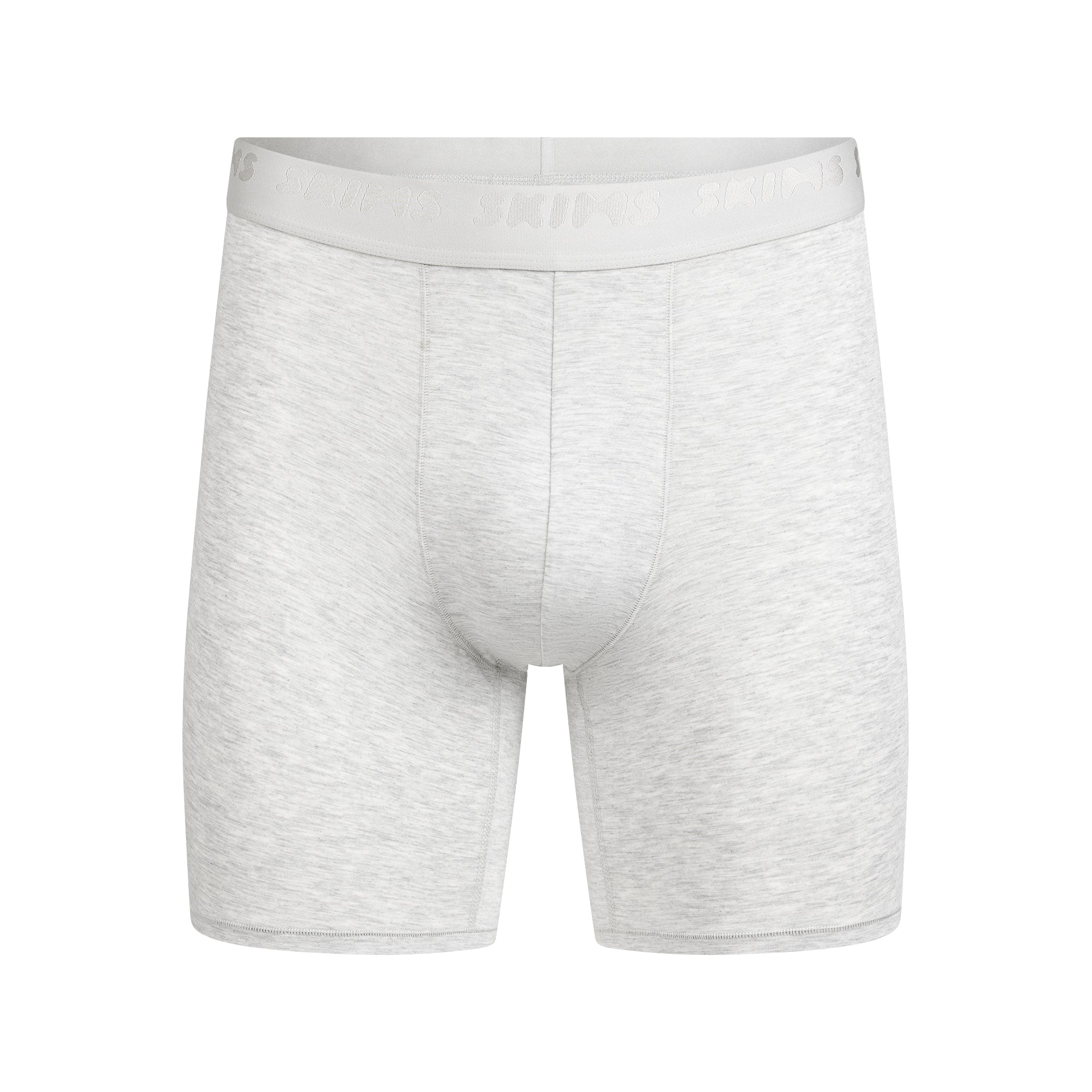 SKIMS STRETCH MENS 3" BOXER BRIEF 3-PACK | LAUREL MULTI FLAT ON A WHITE BACKGROUND | FLT