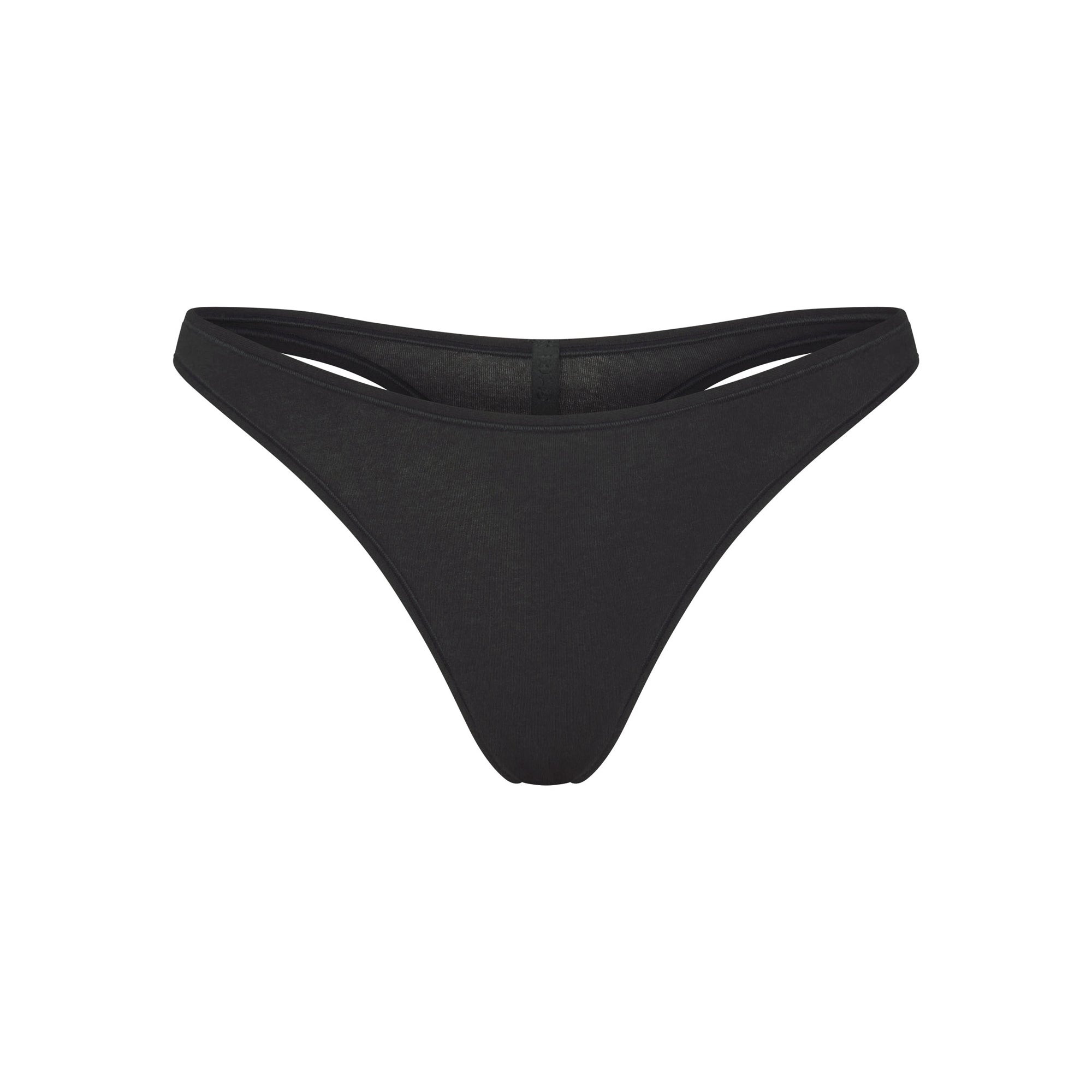 EVERYDAY COTTON THONG | ONYX