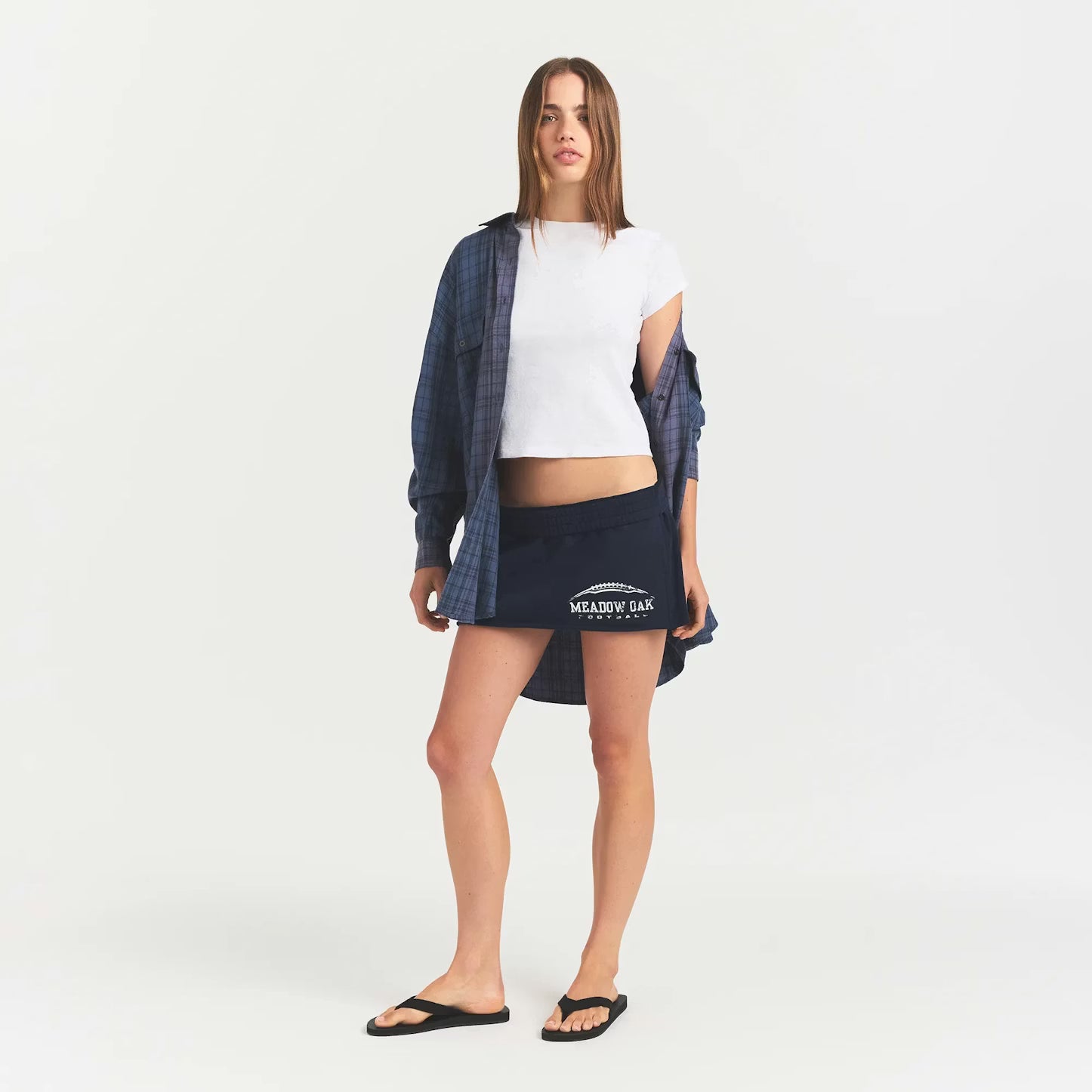 WASHED FLANNEL OVERSIZED BUTTON DOWN | GRAPHITE PLAID