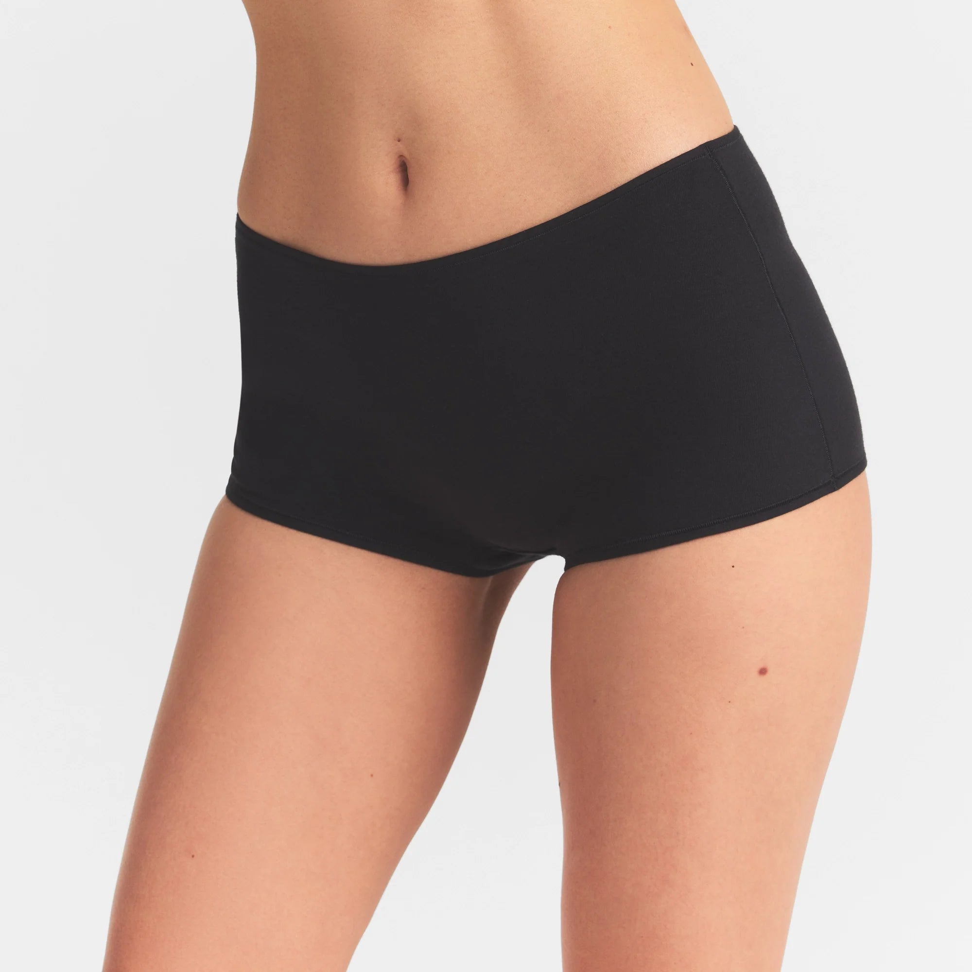 EVERYDAY COTTON BOY SHORT | ONYX