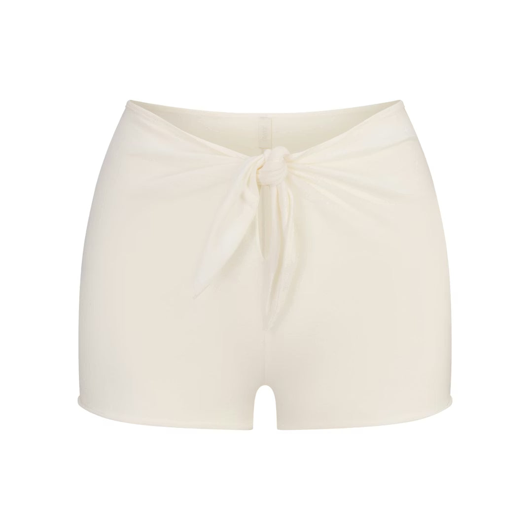 COTTON COVER-UPS SHORT | EGRET