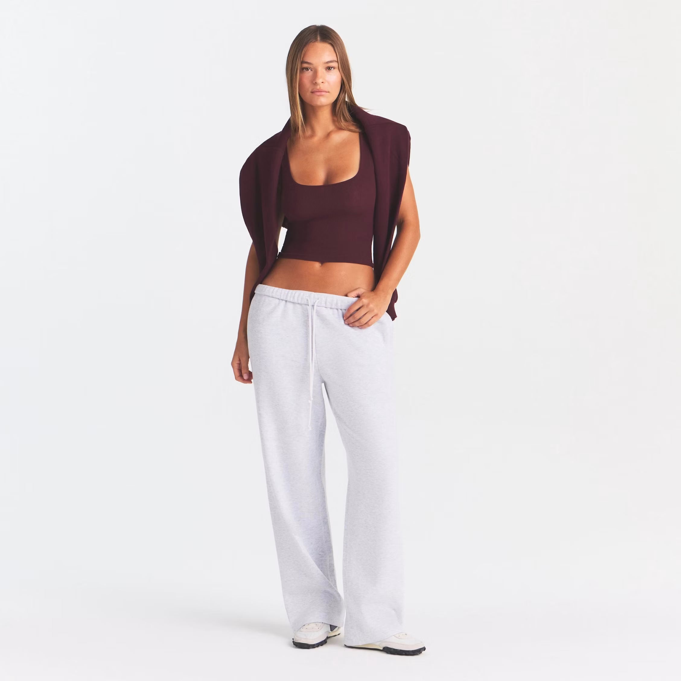 COTTON RIB TANK | CURRANT
