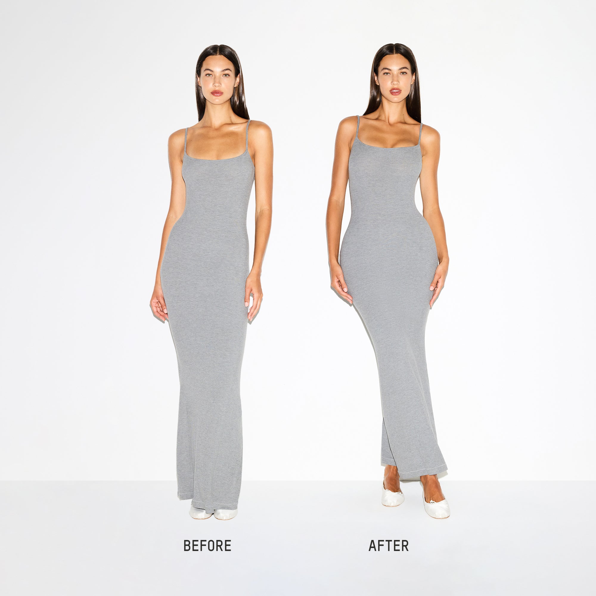 SKIMS ULTIMATE BODY BUTT AND HIP ENHANCING MID THIGH BODYSUIT | CLAY