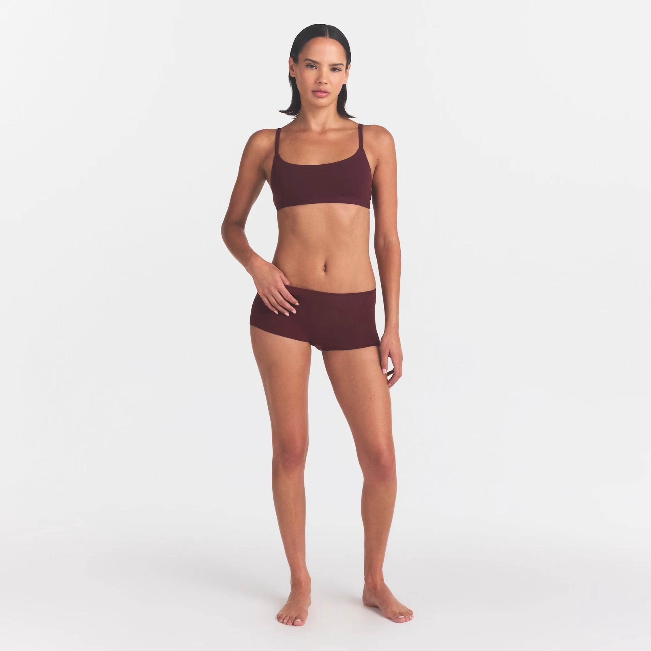 FITS EVERYBODY SCOOP BRALETTE | CURRANT