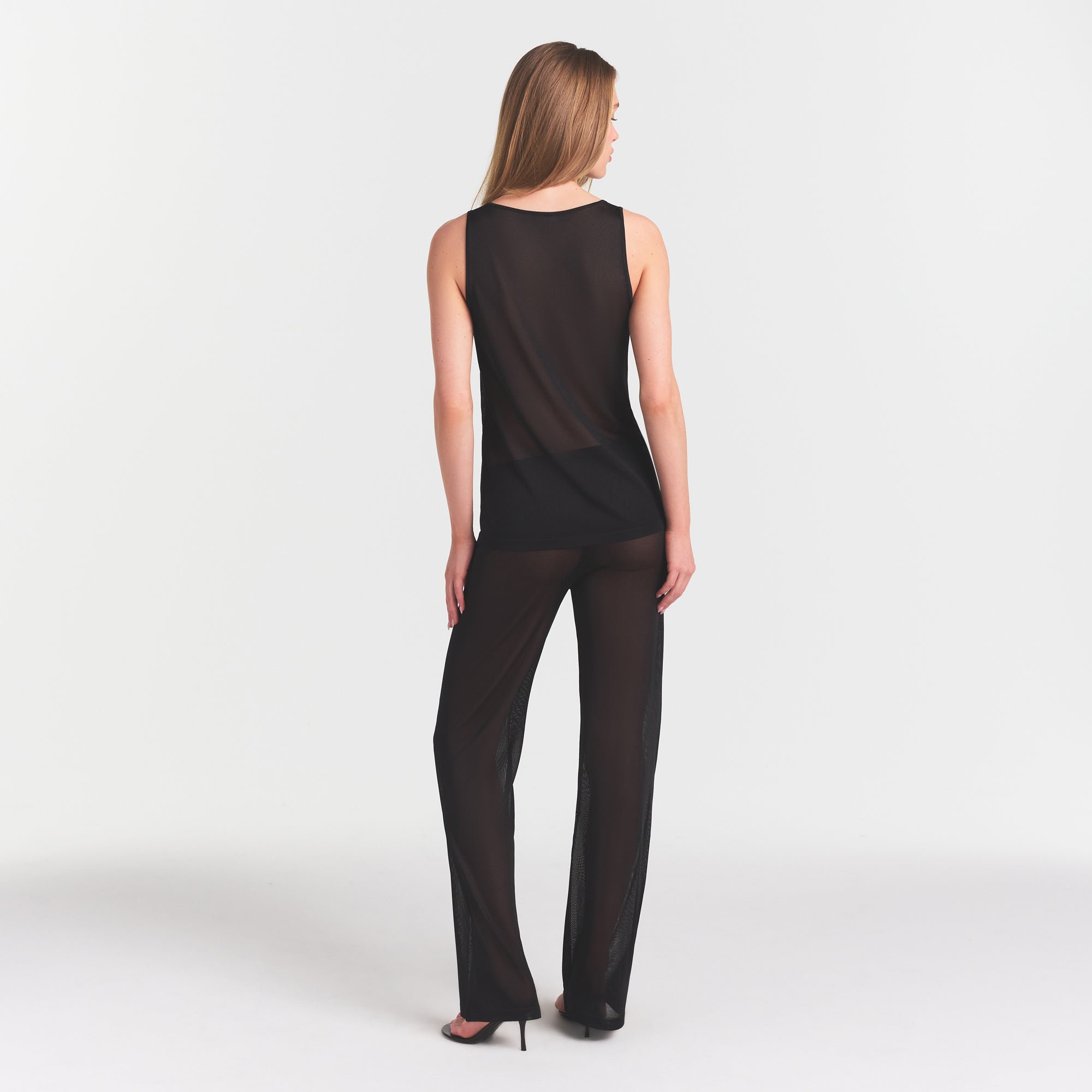 SLINKY KNIT LOW RISE PANT| OBSIDIAN