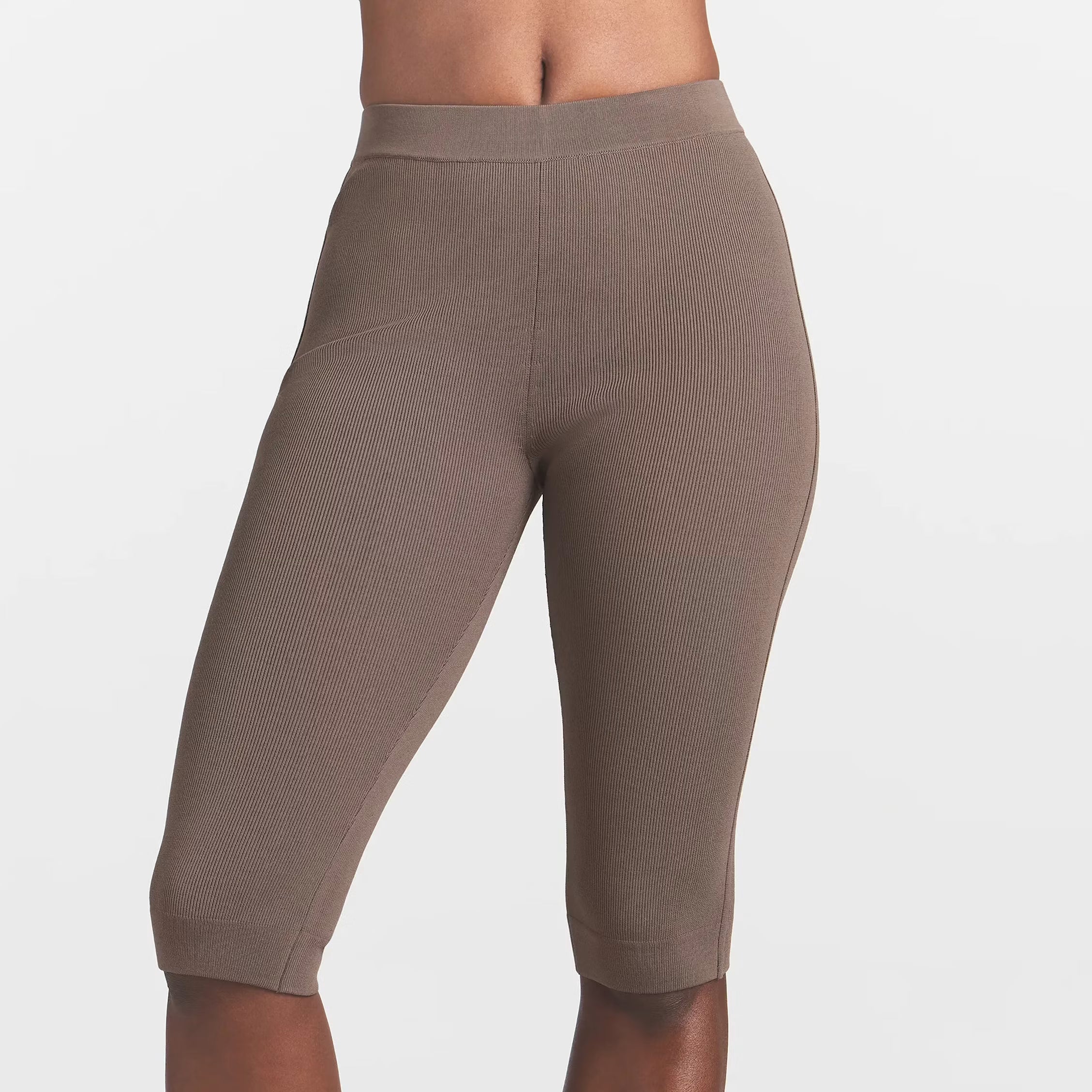 REFINED KNIT HIGH WAISTED CAPRI | AMETHYST