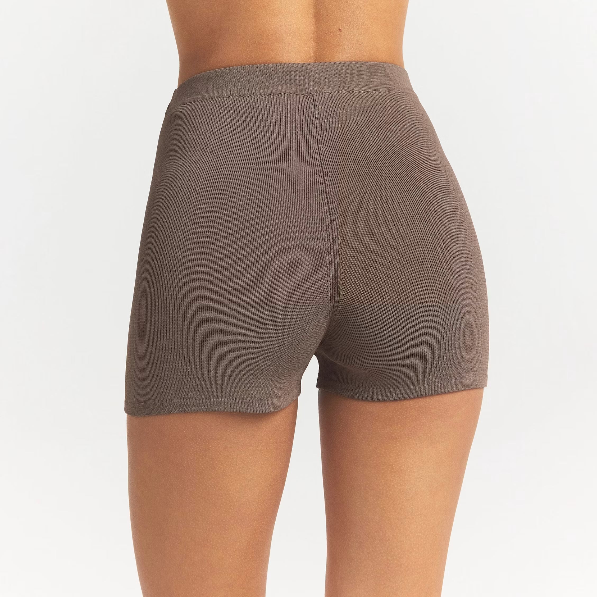 REFINED KNIT HIGH WAISTED SHORT | AMETHYST