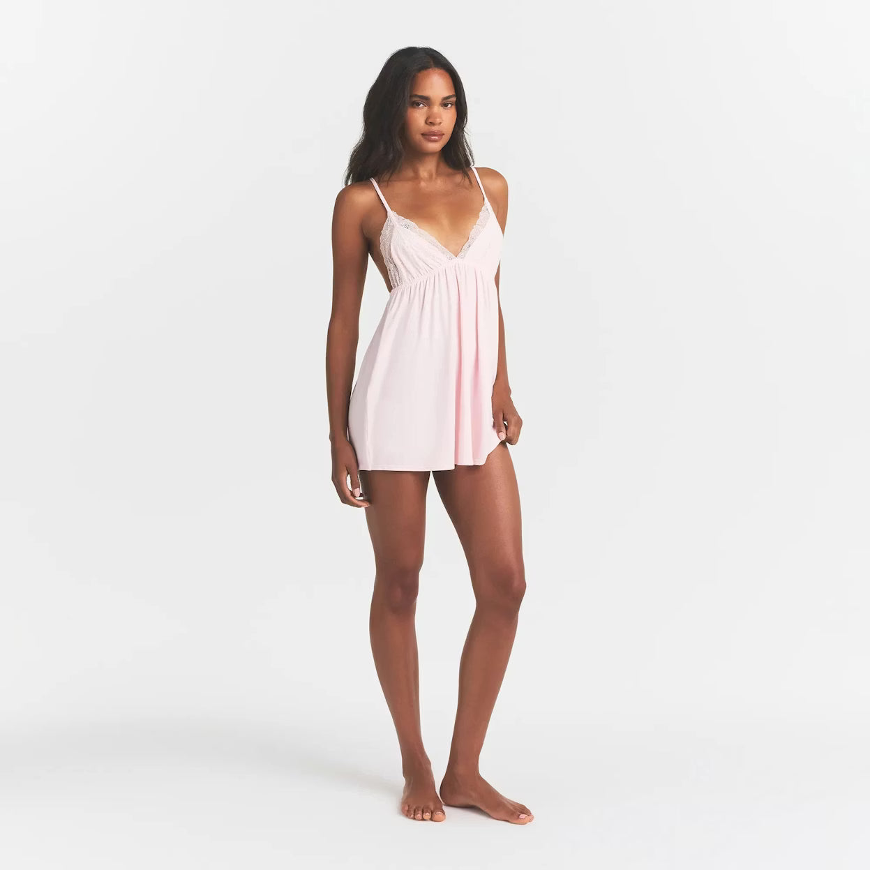 SKIMS SLEEP BABYDOLL | BARELY PINK