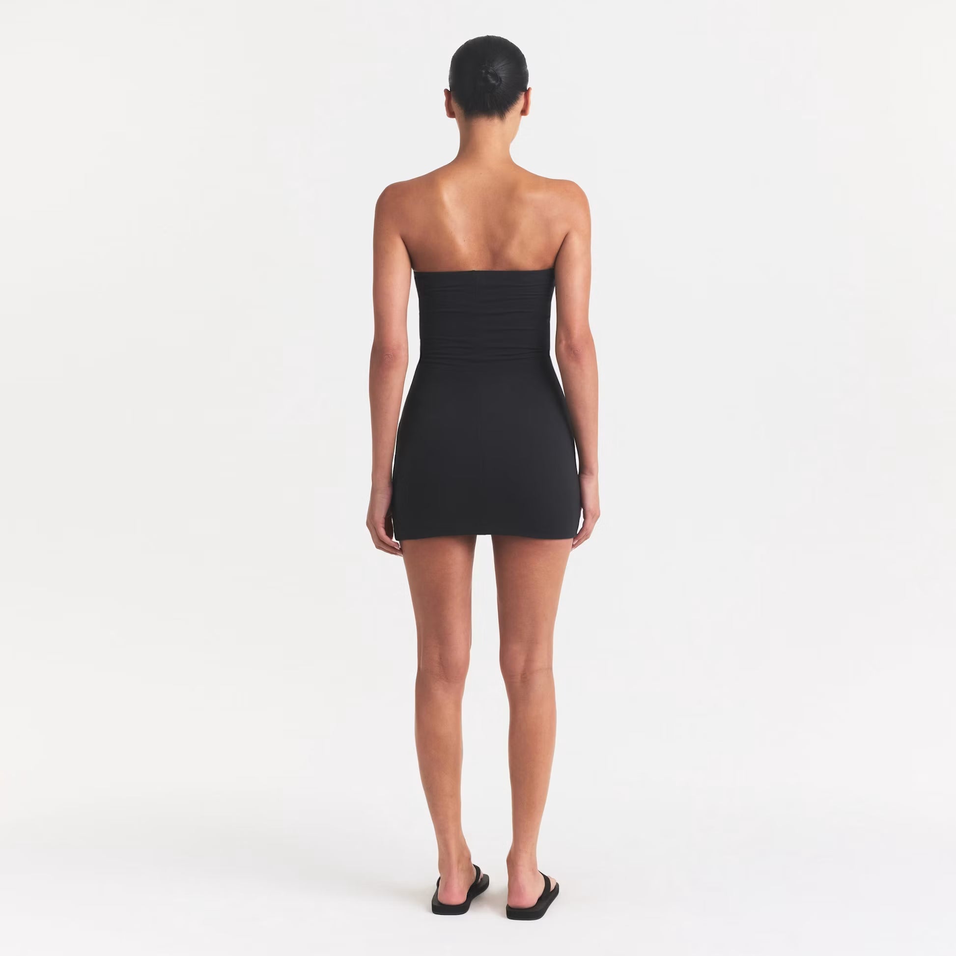 COTTON JERSEY TUBE MINI DRESS | SOOT