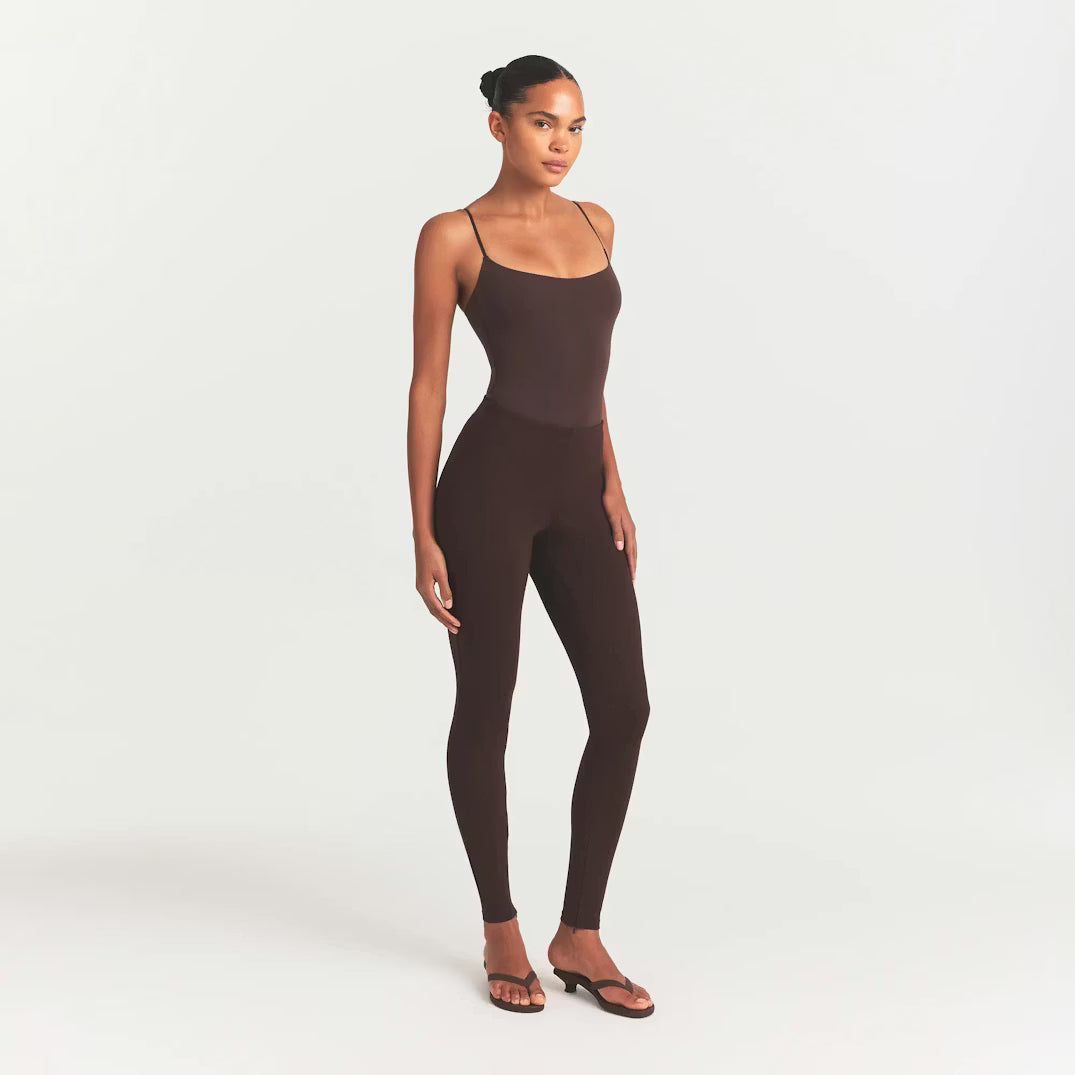 THE ESSENTIAL COLLECTION HIGH-WAISTED LEGGING | ESPRESSO
