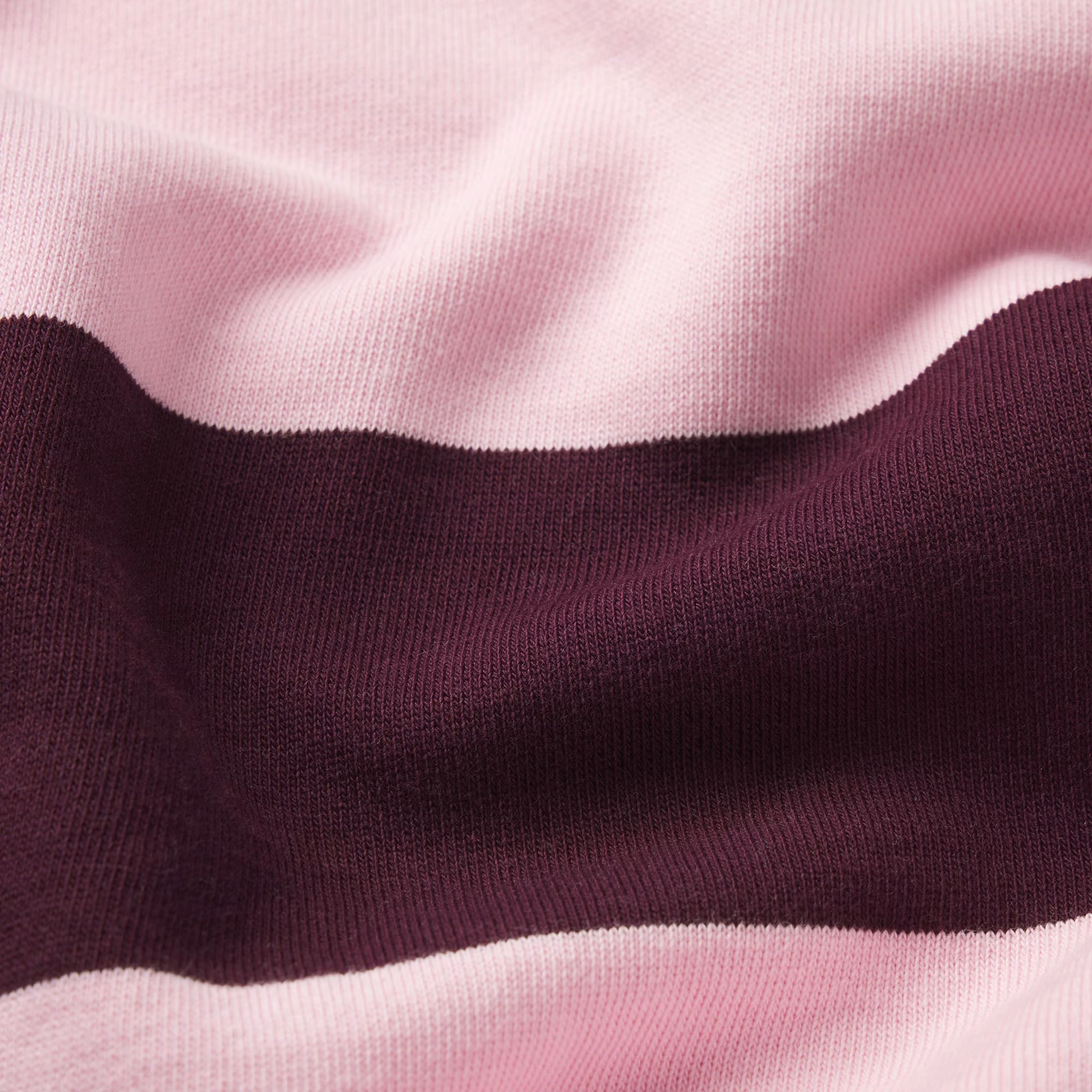 BOYFRIEND FLEECE OVERSIZED POLO | CURRANT RUGBY MULTI