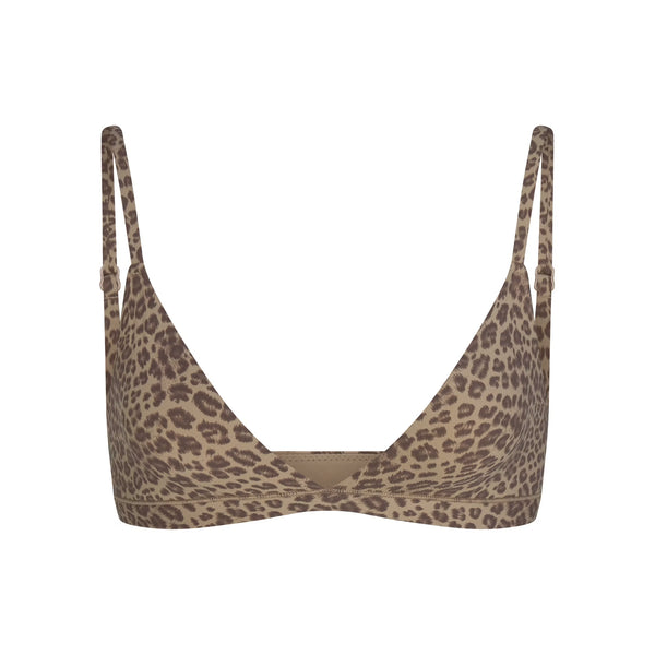 FITS EVERYBODY TRIANGLE BRALETTE | DESERT LEOPARD INK PRINT