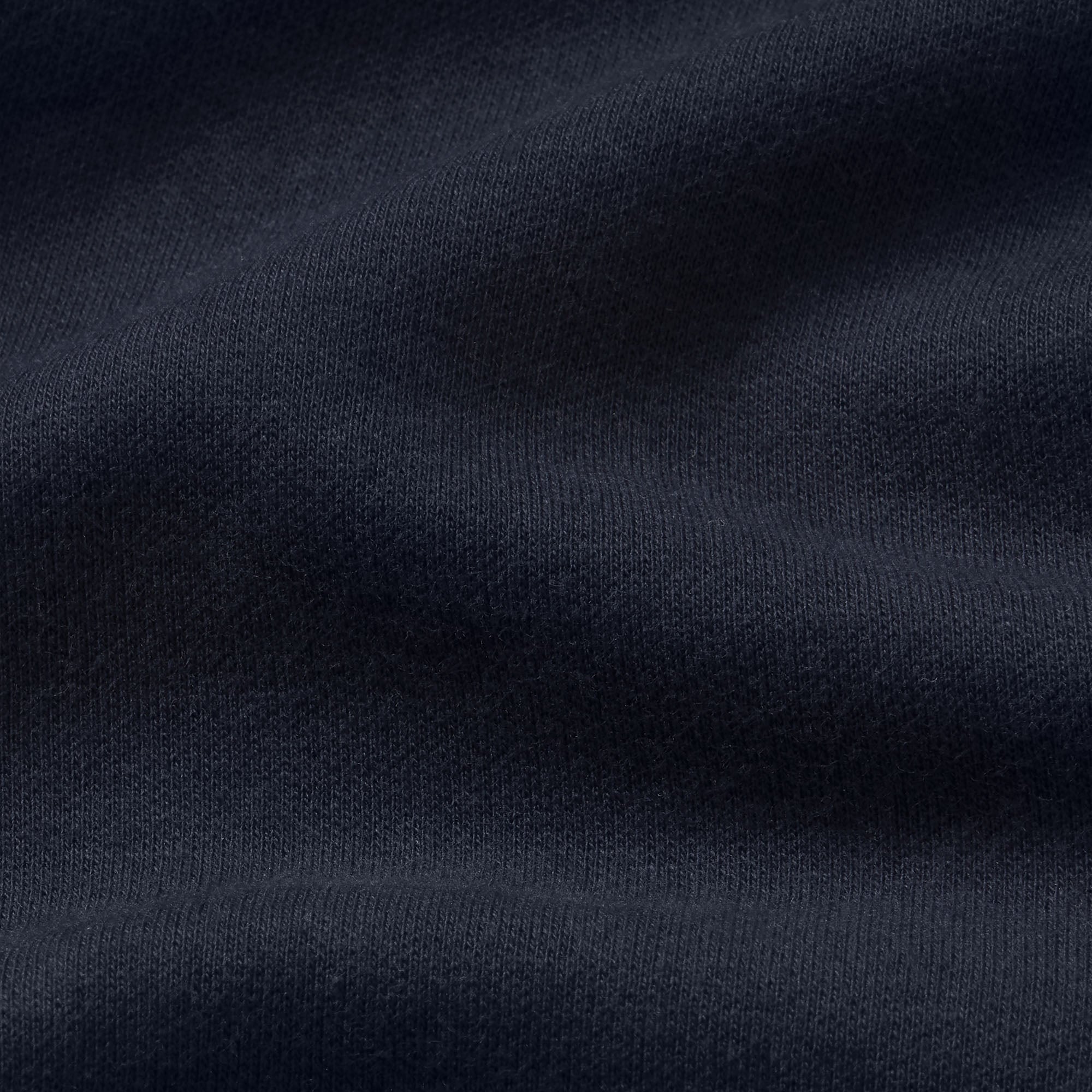 COTTON FLEECE CLASSIC ZIP UP HOODIE | NAVY