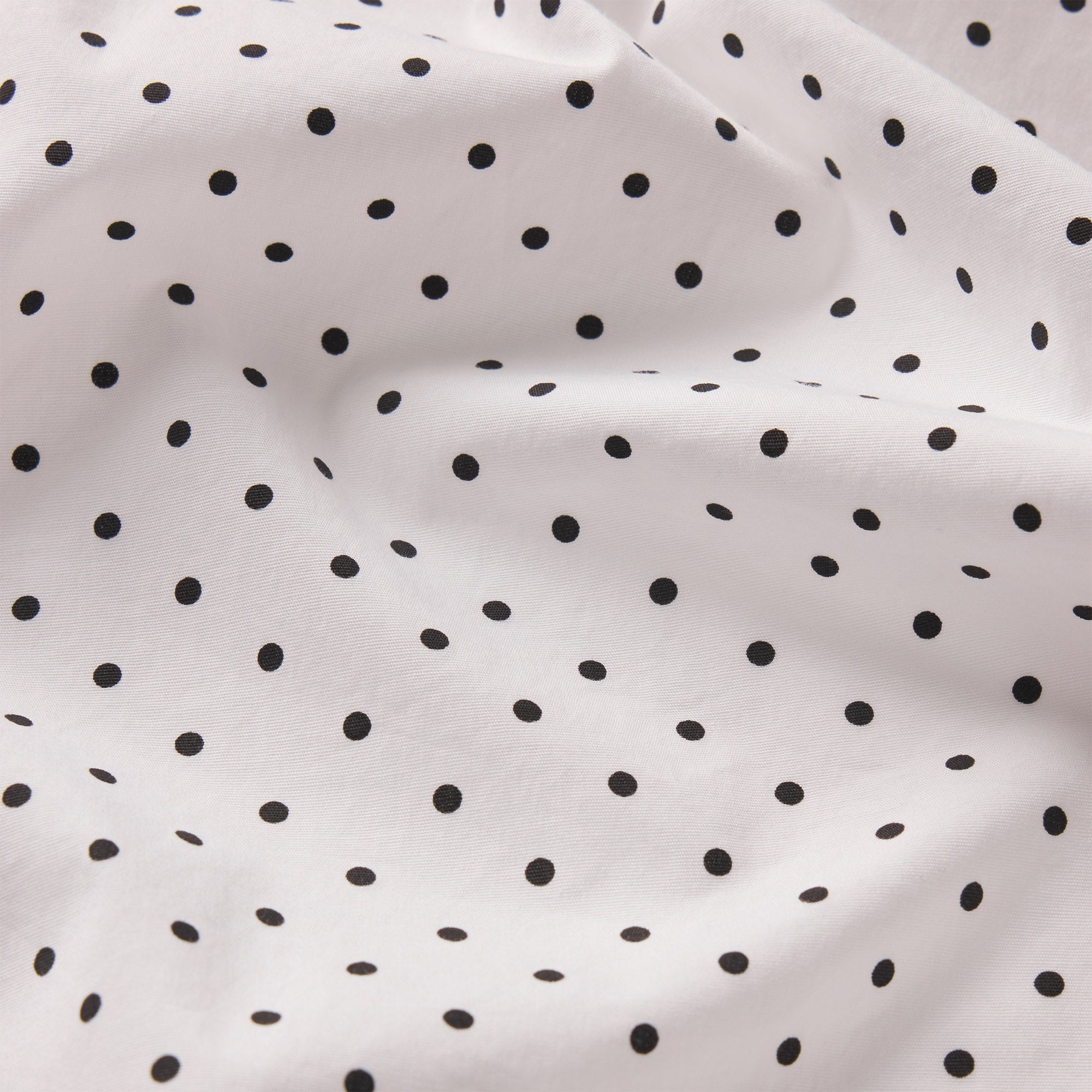 COTTON POPLIN BOXER SLEEP SET | ONYX DOT ADDITIONAL FABRIC DETAILS
