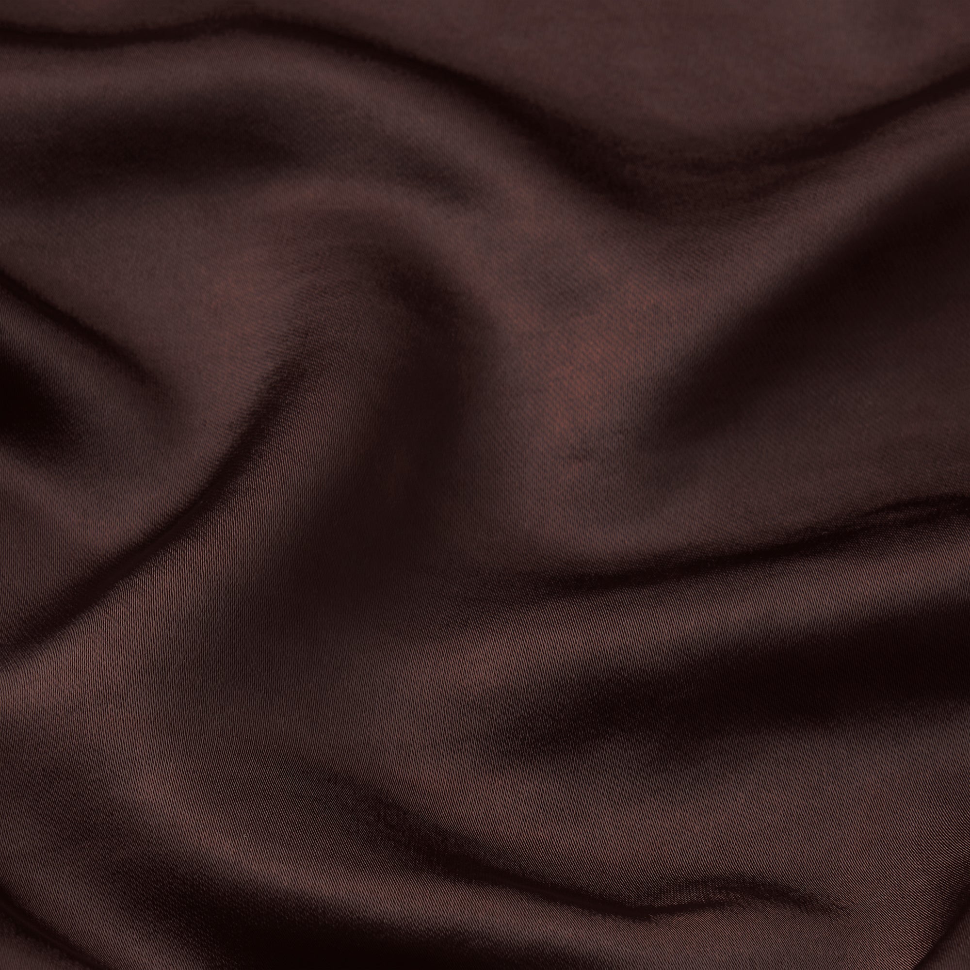 LIGHTWEIGHT SATIN OVERSIZED BUTTON DOWN | ESPRESSO