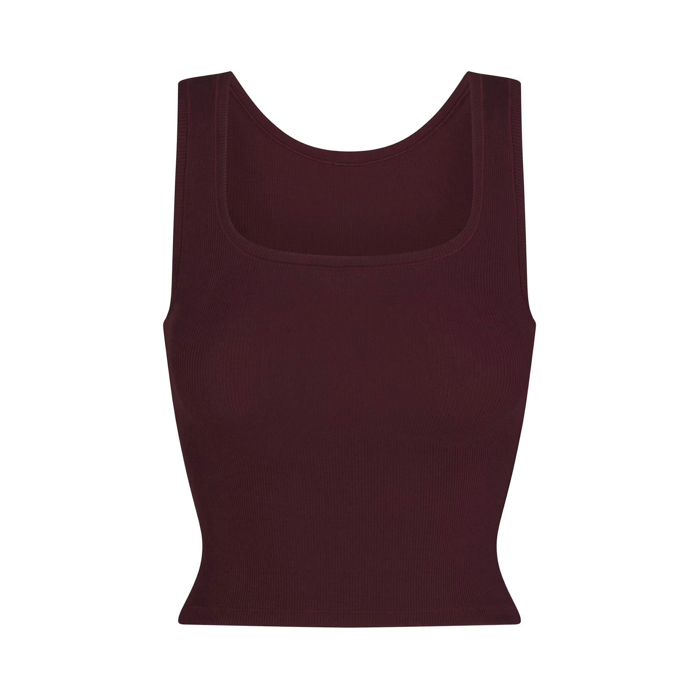 COTTON RIB TANK | CURRANT