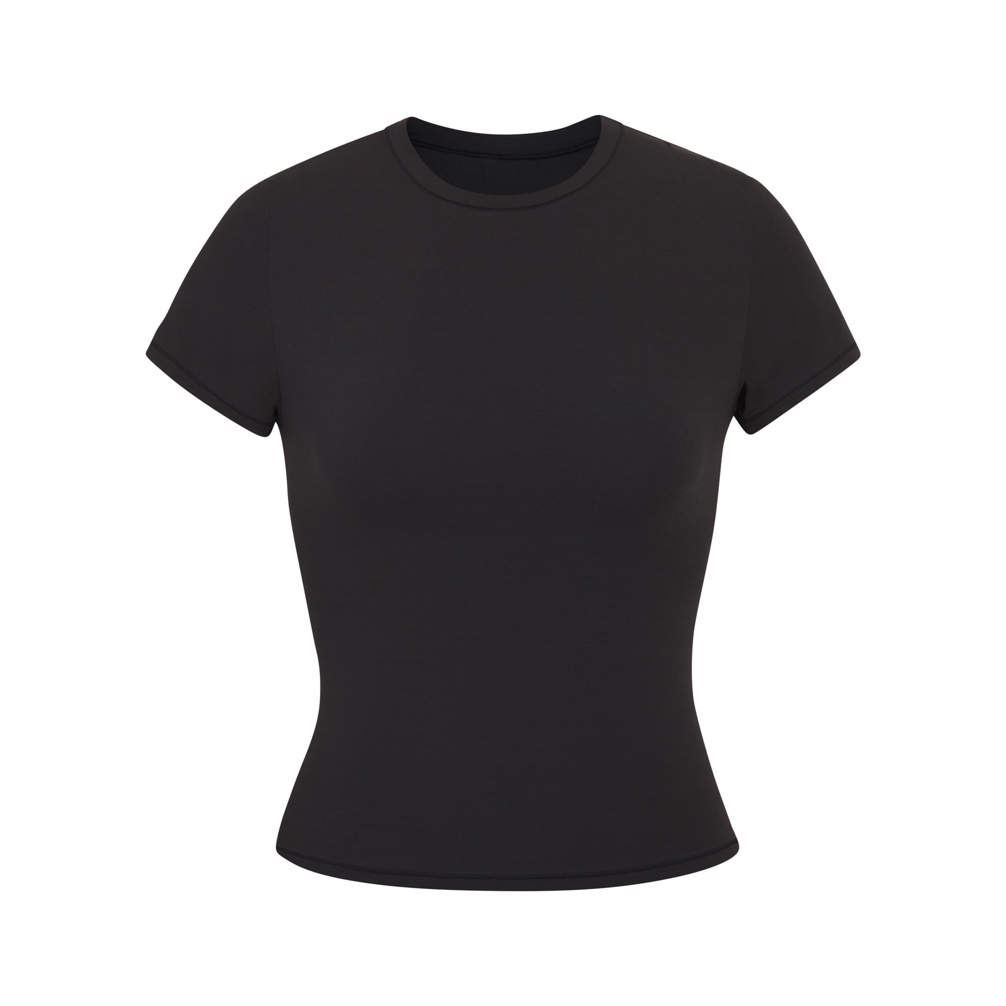 FITS EVERYBODY T-SHIRT | ONYX (T-SHIRTS, TOPS) LAYS FLAT ON A WHITE BACKGROUND | FLT
