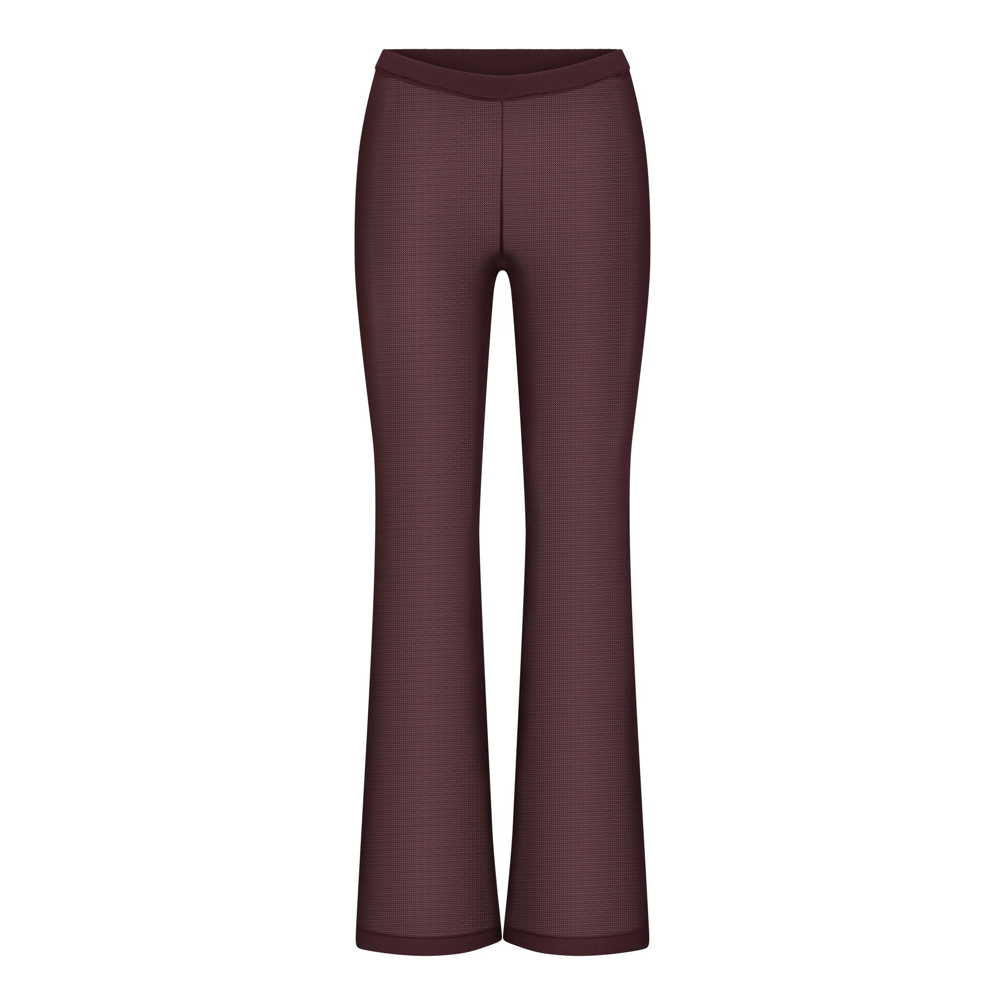 SLINKY KNIT LOW RISE PANT| CURRANT