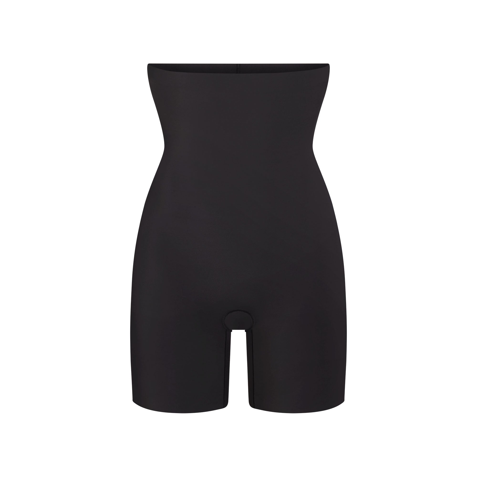 COOL SHAPEWEAR HIGH-WAISTED SHORT | ONYX FLAT ON A WHITE BACKGROUND | FLT