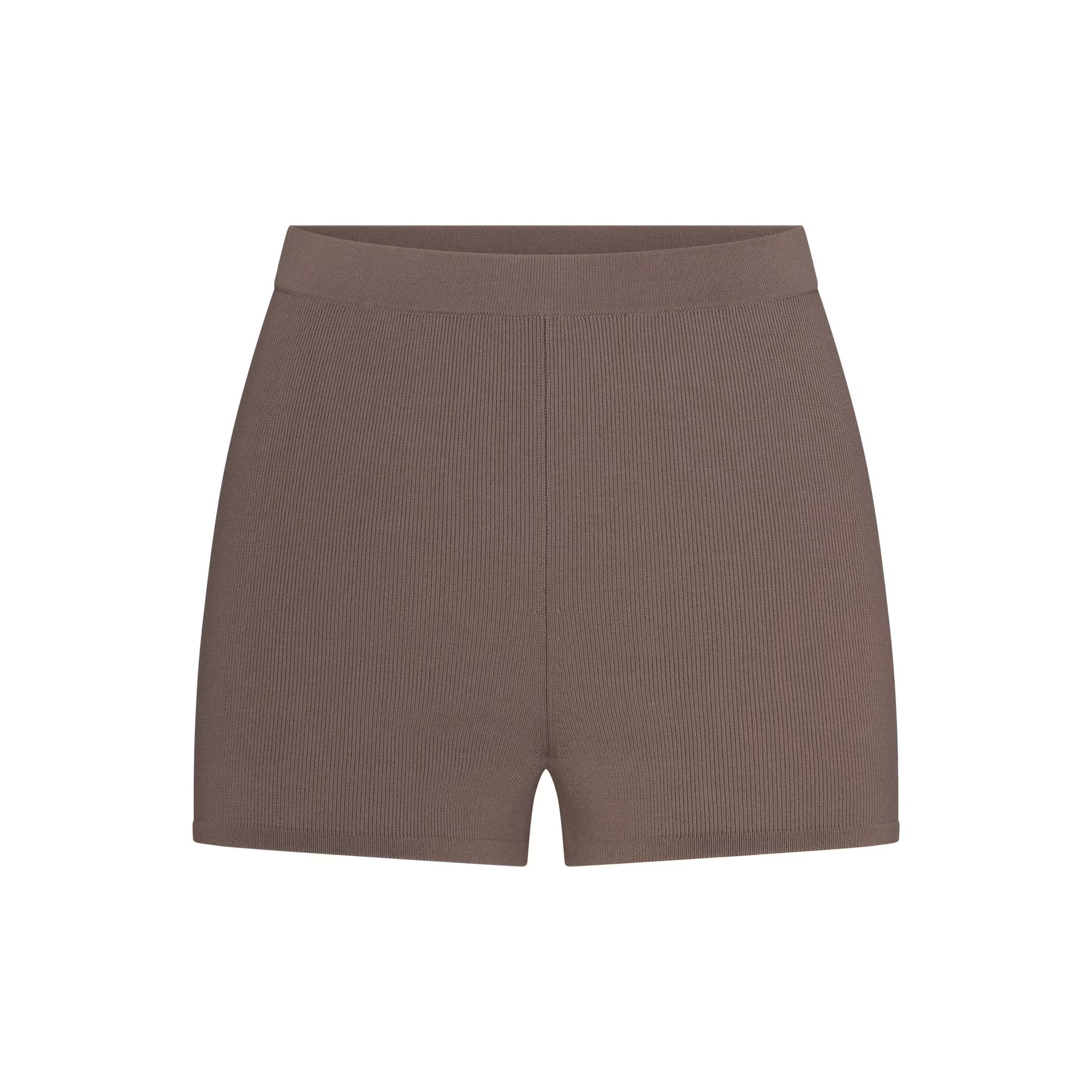 REFINED KNIT HIGH WAISTED SHORT | AMETHYST