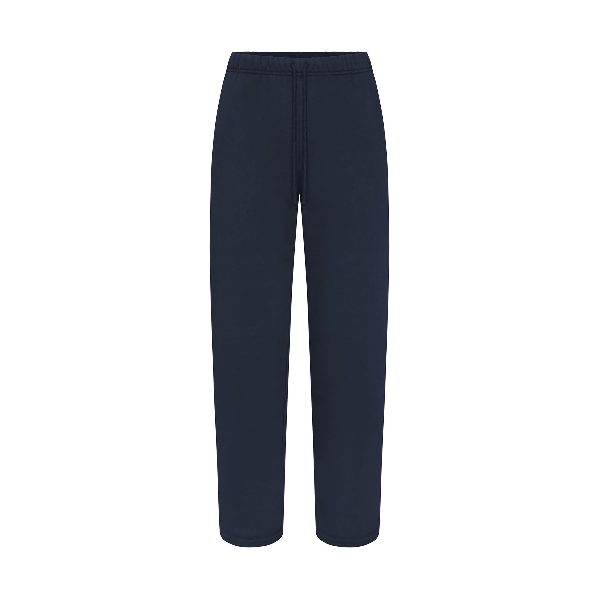 FLEECE LOUNGE MENS CLASSIC STRAIGHT LEG PANT | NAVYFLAT ON A WHITE BACKGROUND | FLT