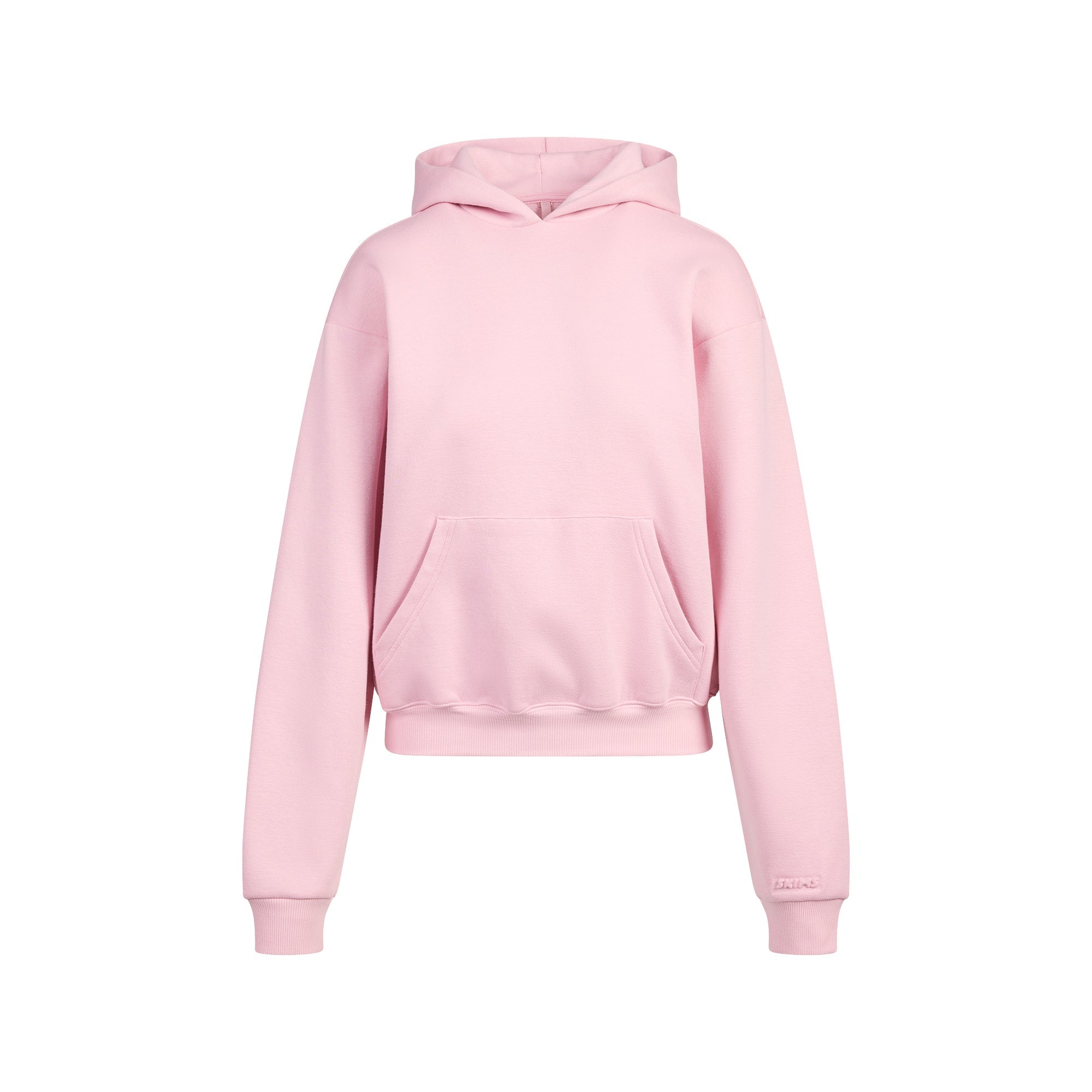 COTTON FLEECE CLASSIC HOODIE | HALITE FLAT ON A WHITE BACKGROUND | FLT