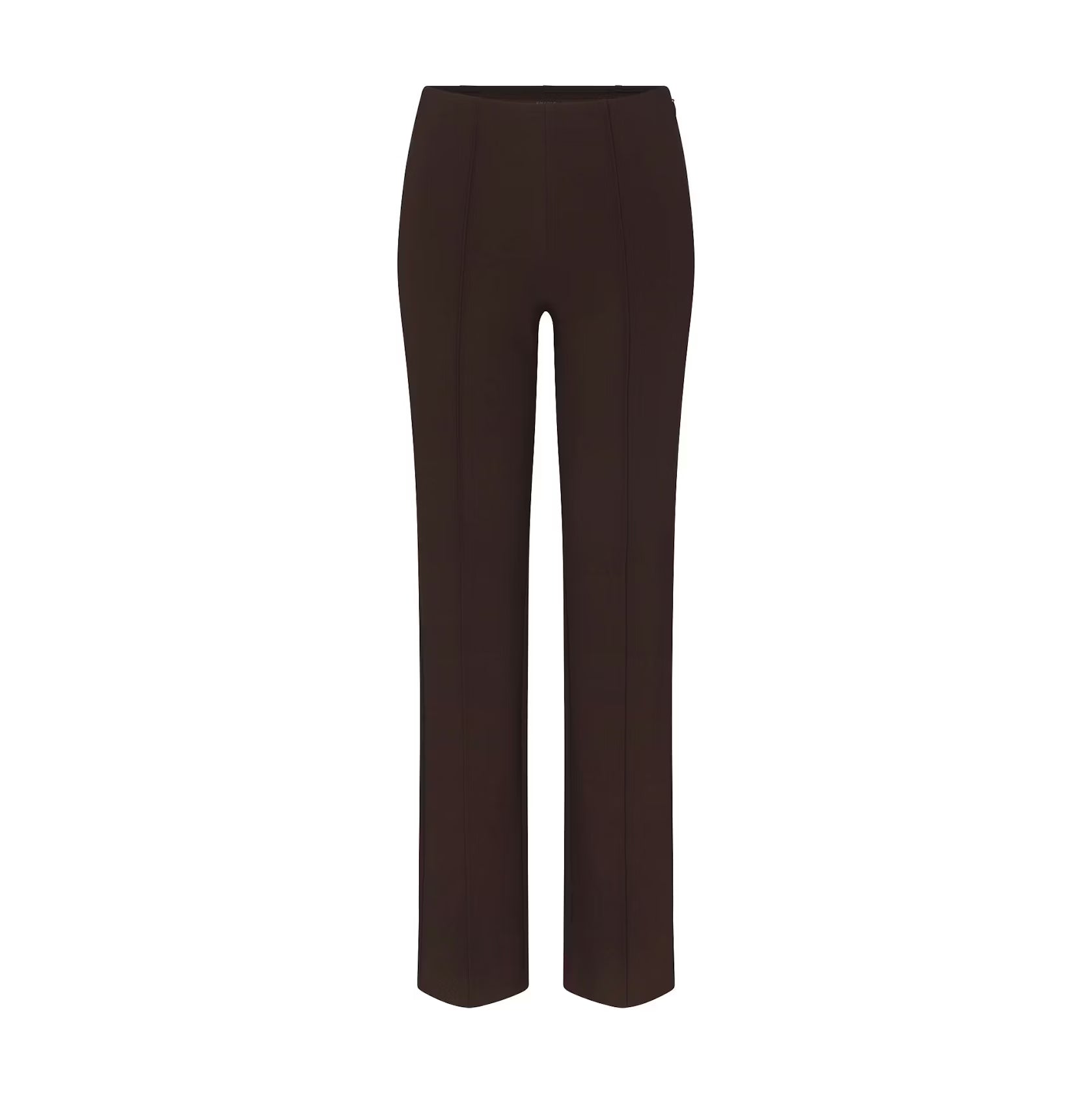 THE ESSENTIAL COLLECTION HIGH-WAISTED PINTUCK STRAIGHT PANT | ESPRESSO