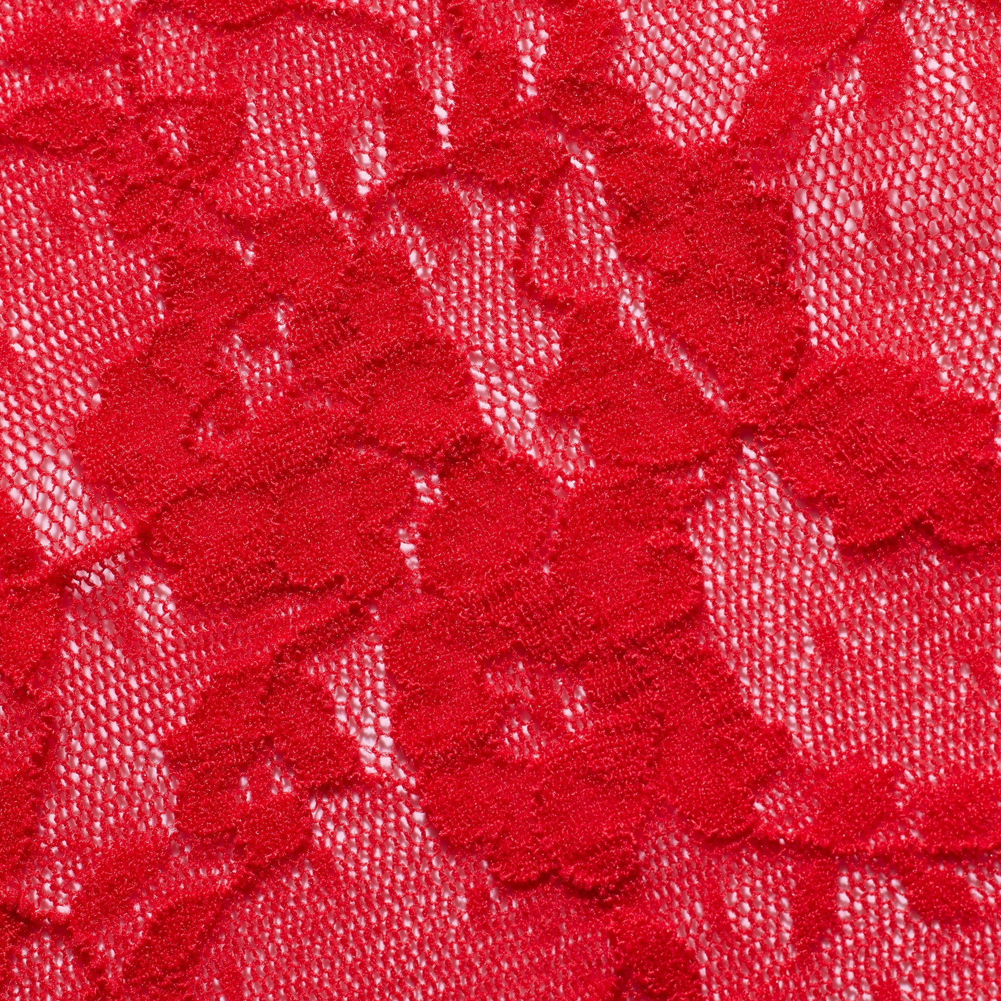 STRETCH LACE TRIANGLE CAMI AND SHORT SET | RED ADDITIONAL FABRIC DETAILS