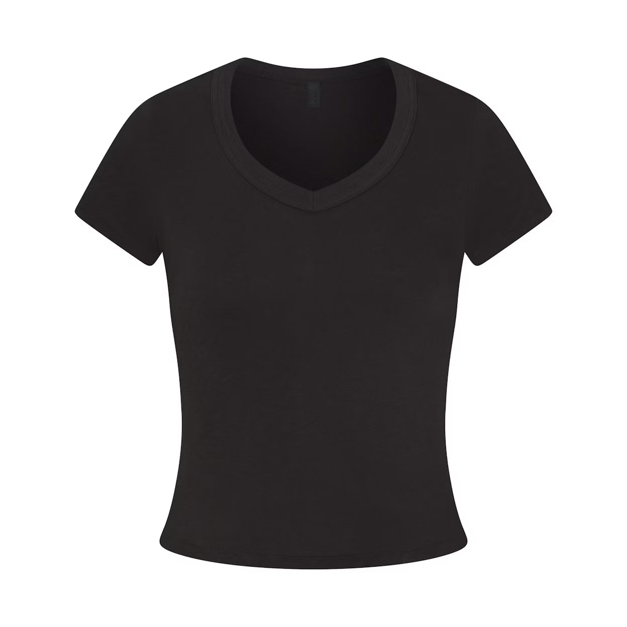 WORN IN JERSEY BABY V NECK TEE | WASHED ONYX