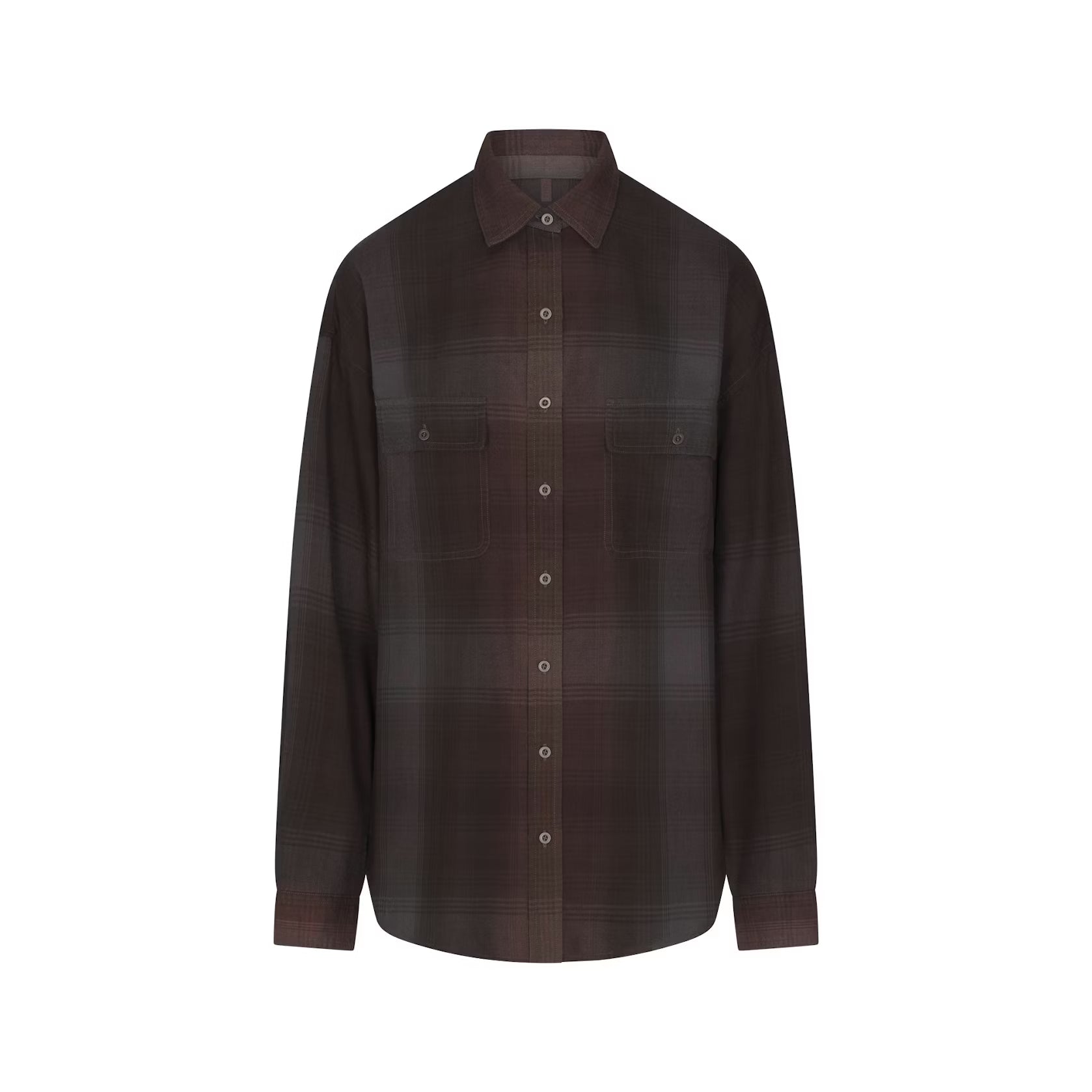 WASHED FLANNEL OVERSIZED BUTTON DOWN | PHOENIX SHADOW PLAID