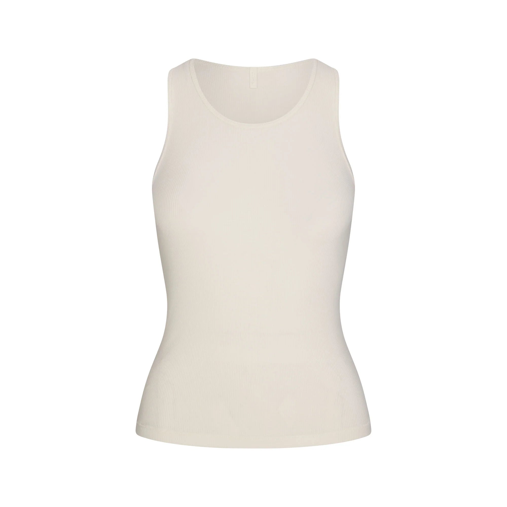 RIB SLEEP TANK | IVORY