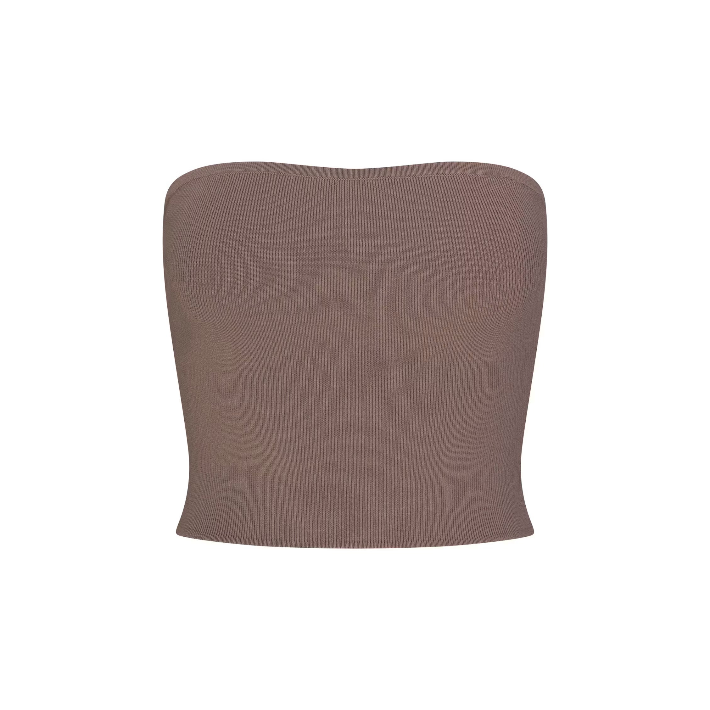 REFINED KNIT TUBE TOP | AMETHYST