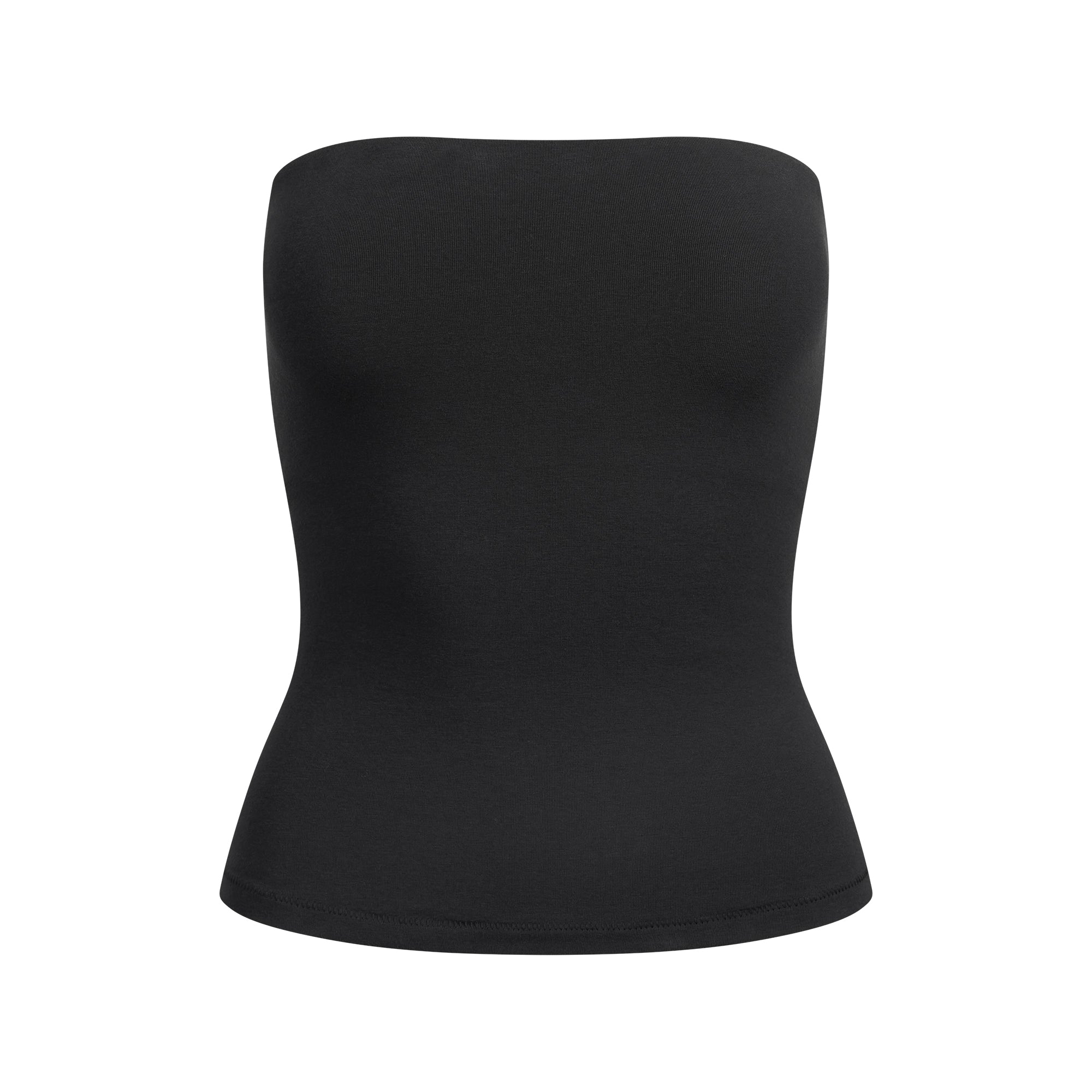 COTTON JERSEY TUBE TOP | SOOT FLAT ON A WHITE BACKGROUND | FLT