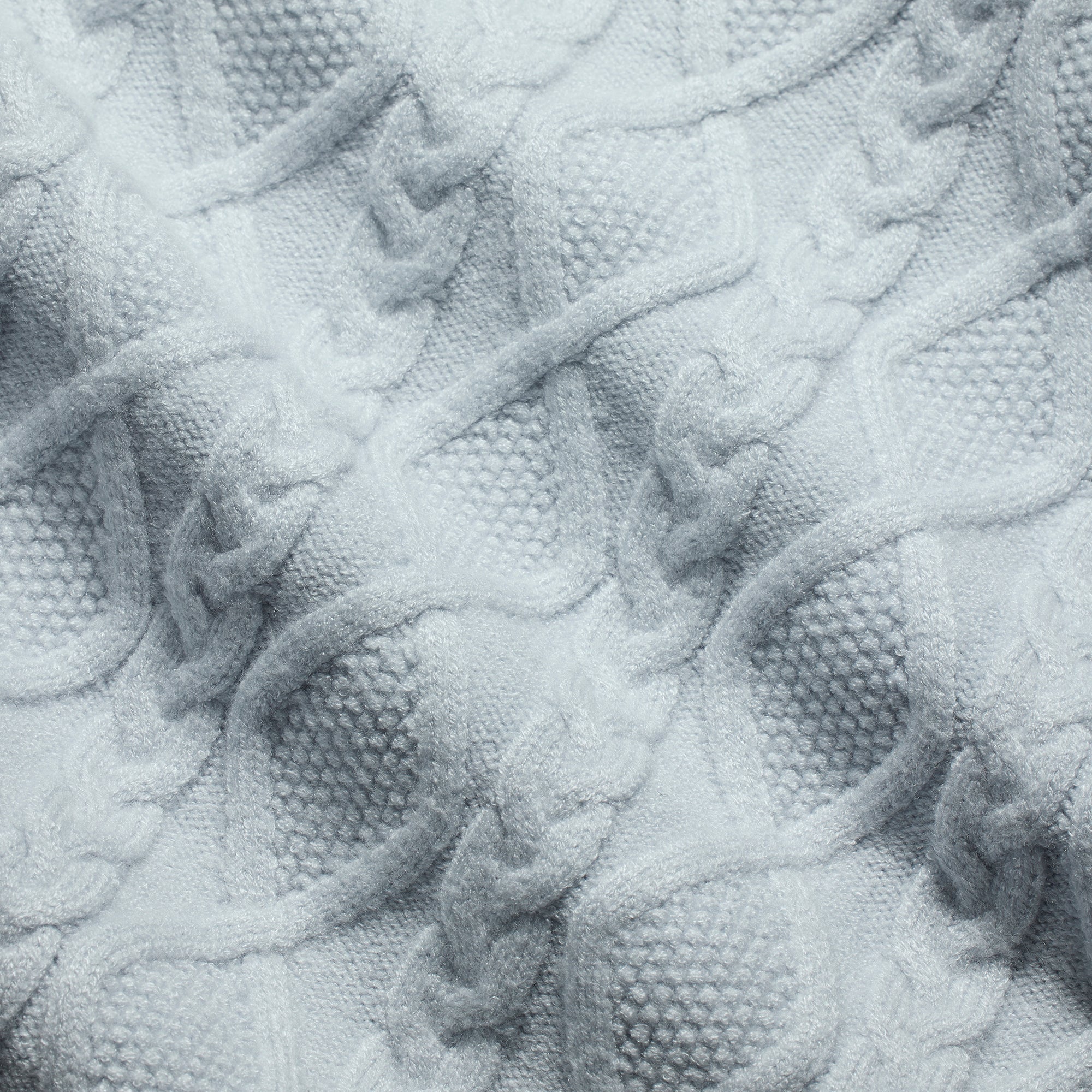 SWEATER KNITS CABLE TANK | ZEN BLUE ADDITIONAL FABRIC DETAILS