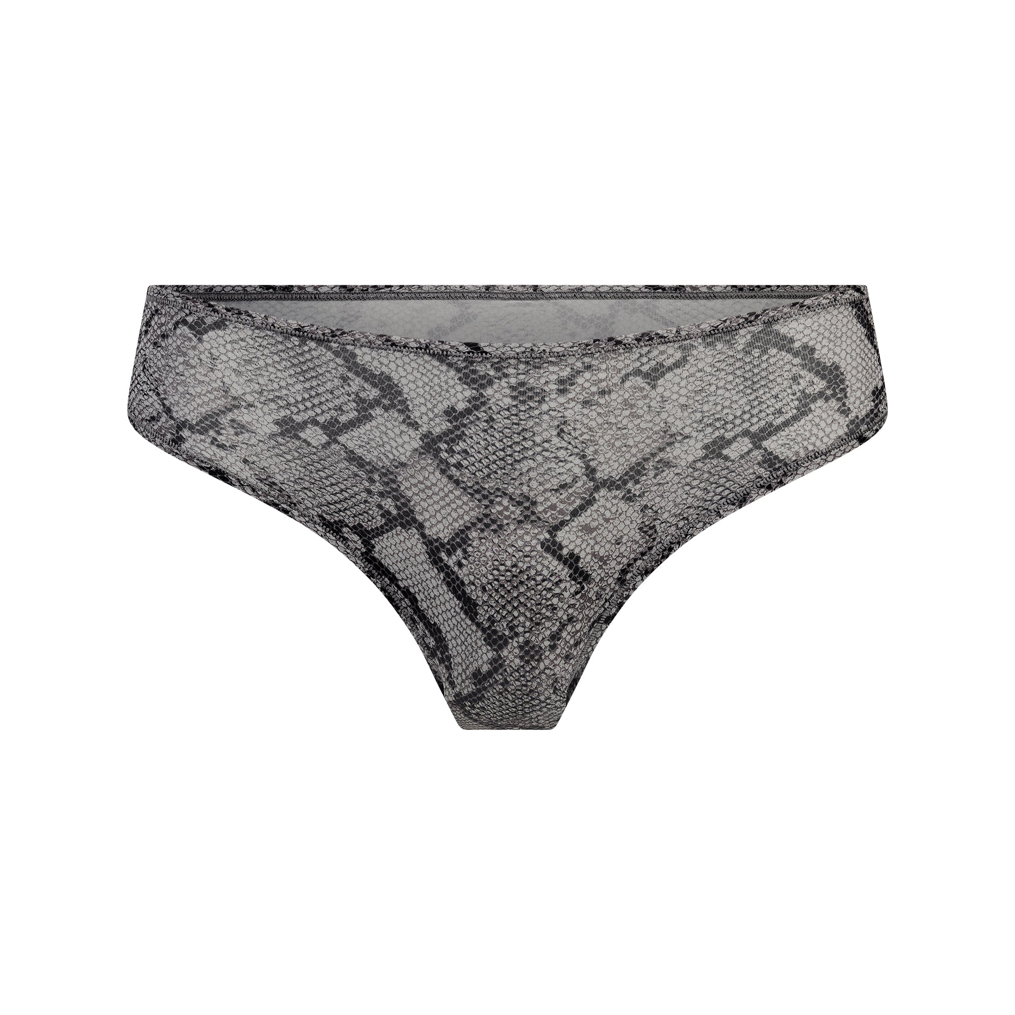 FITS EVERYBODY CHEEKY BRIEF | SHADOW SNAKE PRINT FLAT ON A WHITE BACKGROUND | FLT